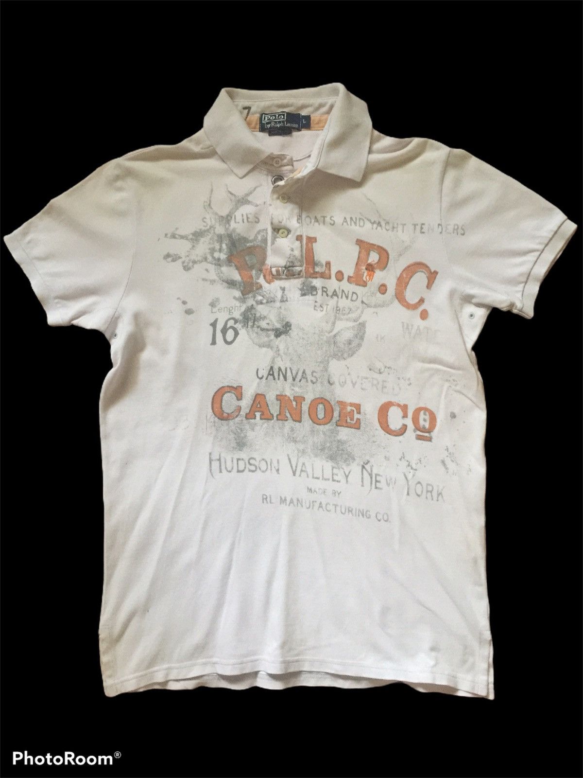 Polo Ralph Lauren × Vintage ❗️Rare❗️Polo Ralph Lauren Canoe Co. Shirts Size US S / EU 44-46 / 1 - 1 Thumbnail