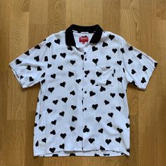 Supreme Hearts Rayon Shirt | Grailed