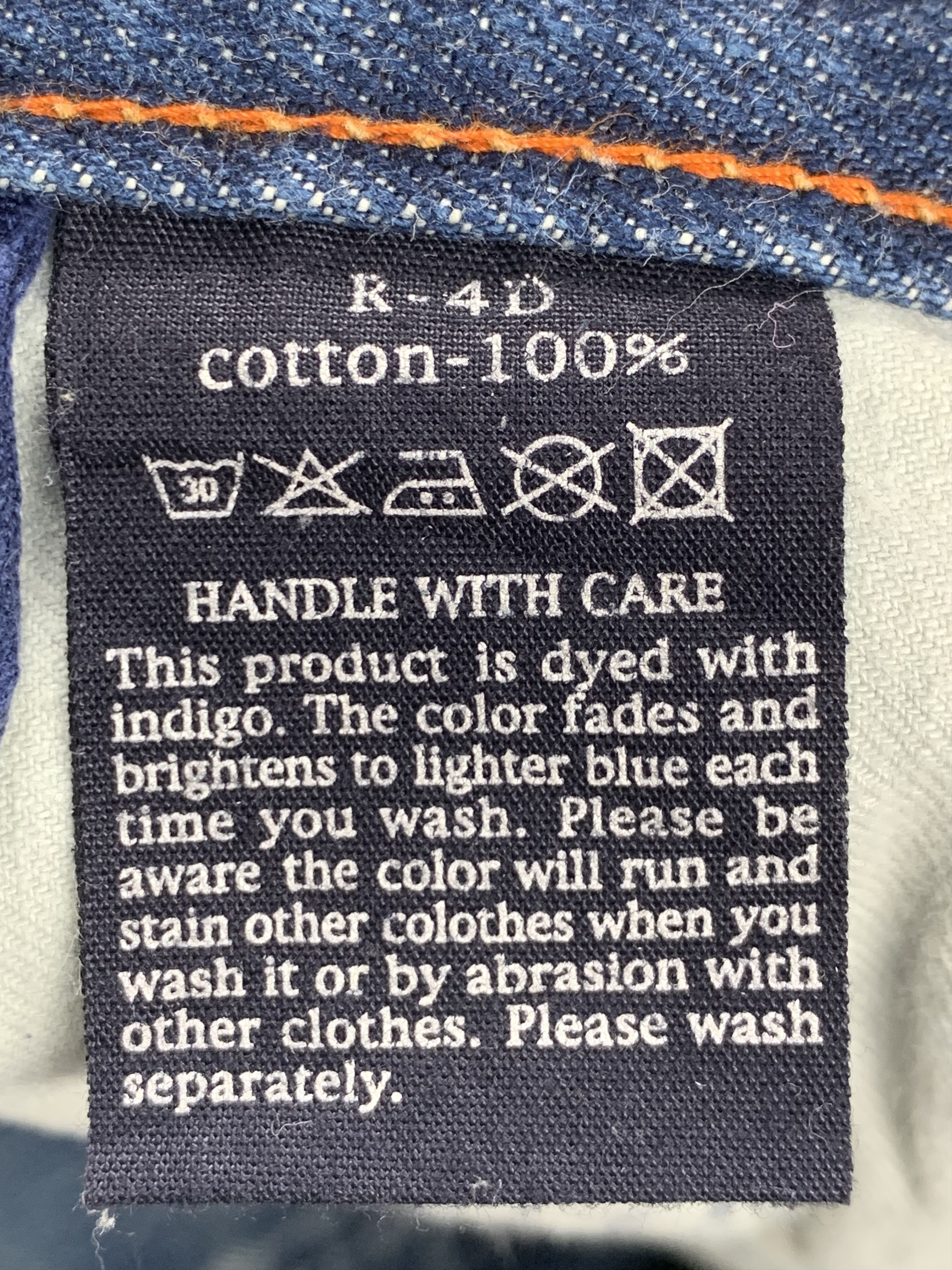 45rpm Vintage 45rpm Selvedge Denim Jeans DP1986 Size US 28 / EU 44 - 6 Thumbnail