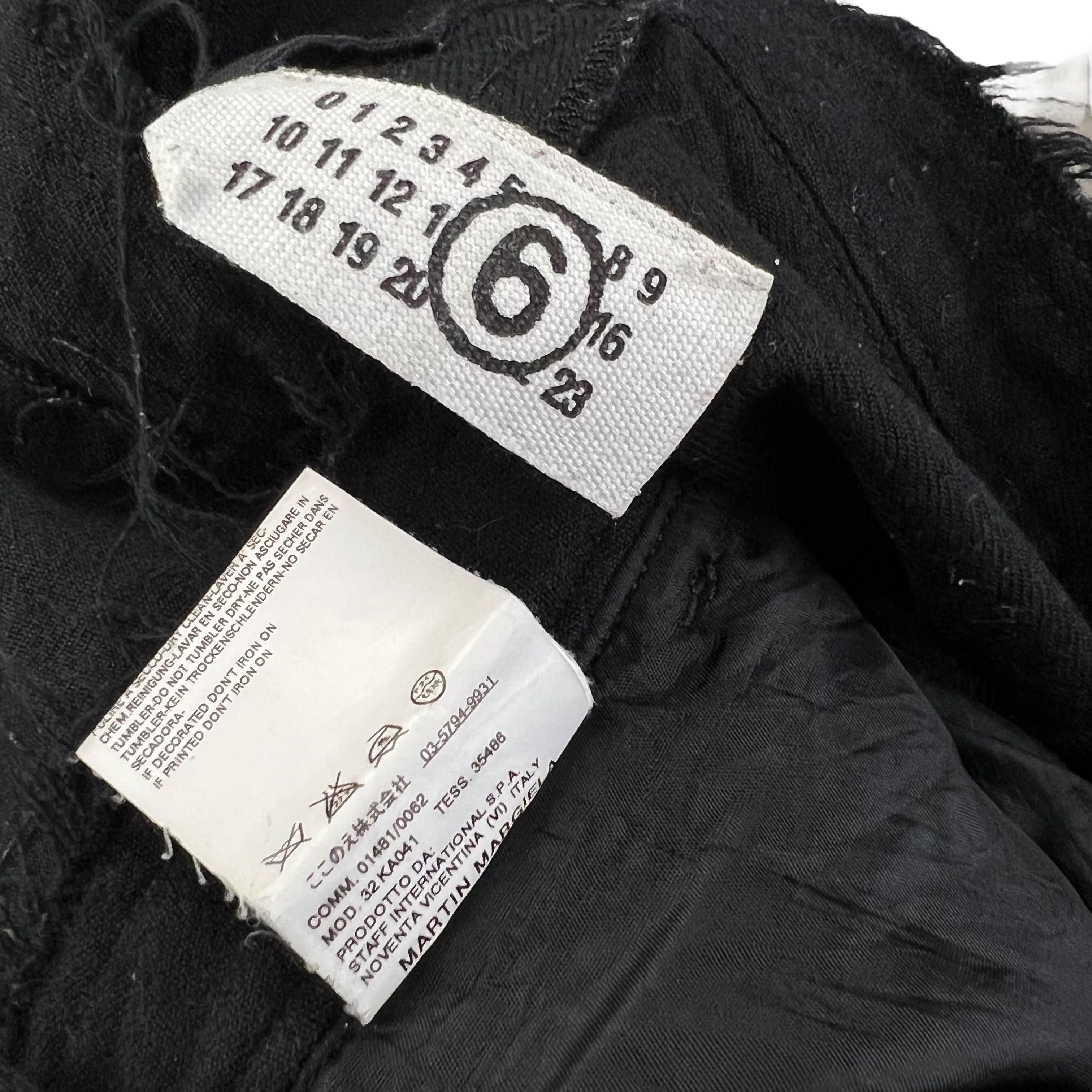 Maison Margiela A/W 06 NO.6 Deconstruct Distressed Inside Out Trouser Size US 27 - 9 Thumbnail