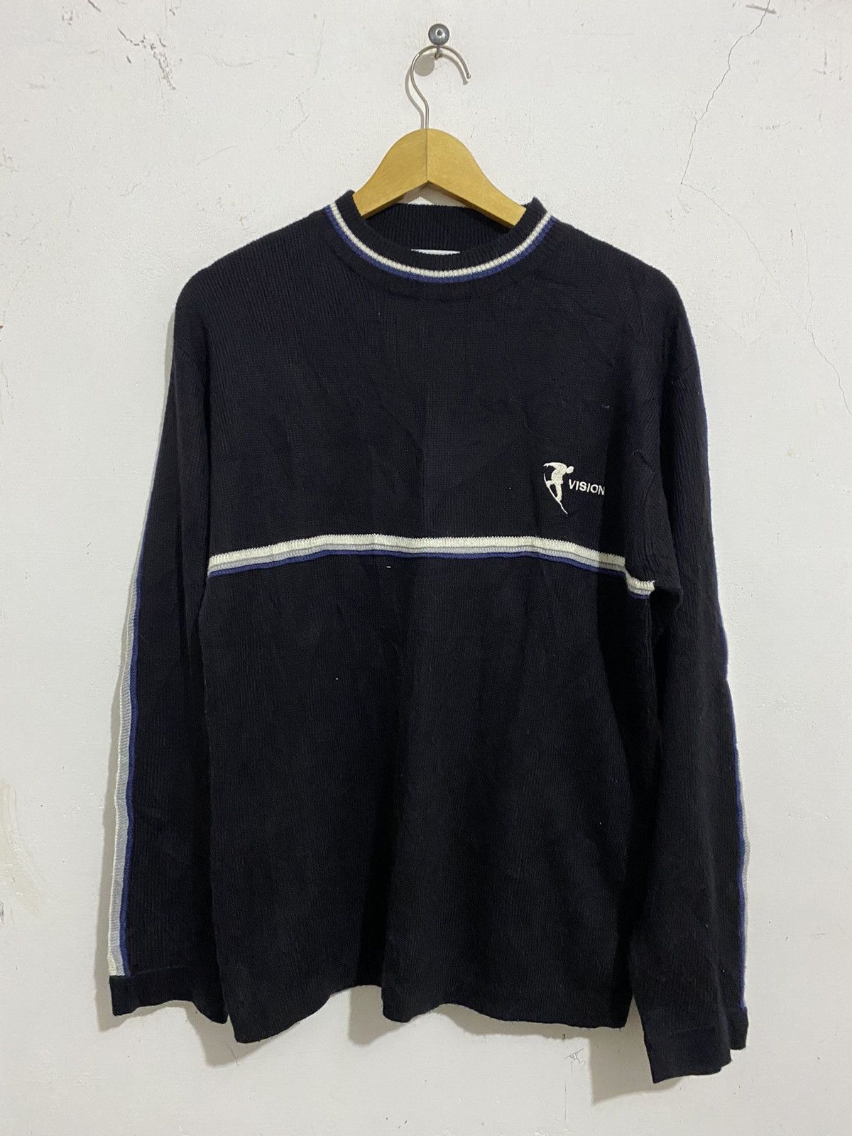 image of Beauty Beast x Hysteric Glamour Bindingoffervintage Vision Streetwear Knitsweatshirt in Black (Size
