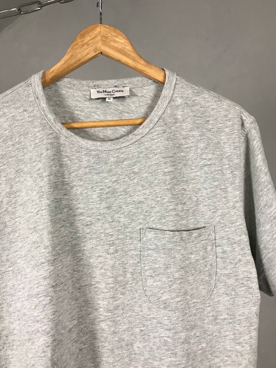 YMC You Must Create YMC Gray Streetwear Tee Size US M / EU 48-50 / 2 - 2 Thumbnail