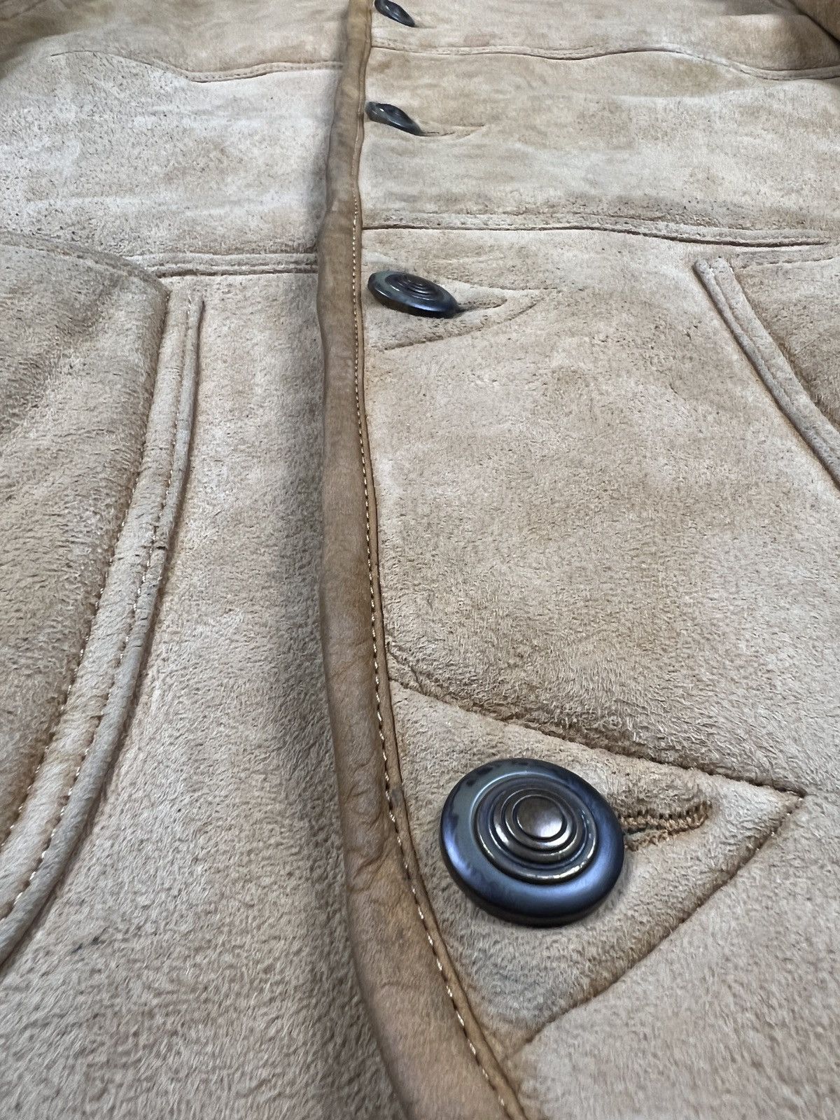 L.L. Bean Vintage LL Bean 🇵🇹 Sherpa Lined Leather Jacket Size US L / EU 52-54 / 3 - 9 Thumbnail