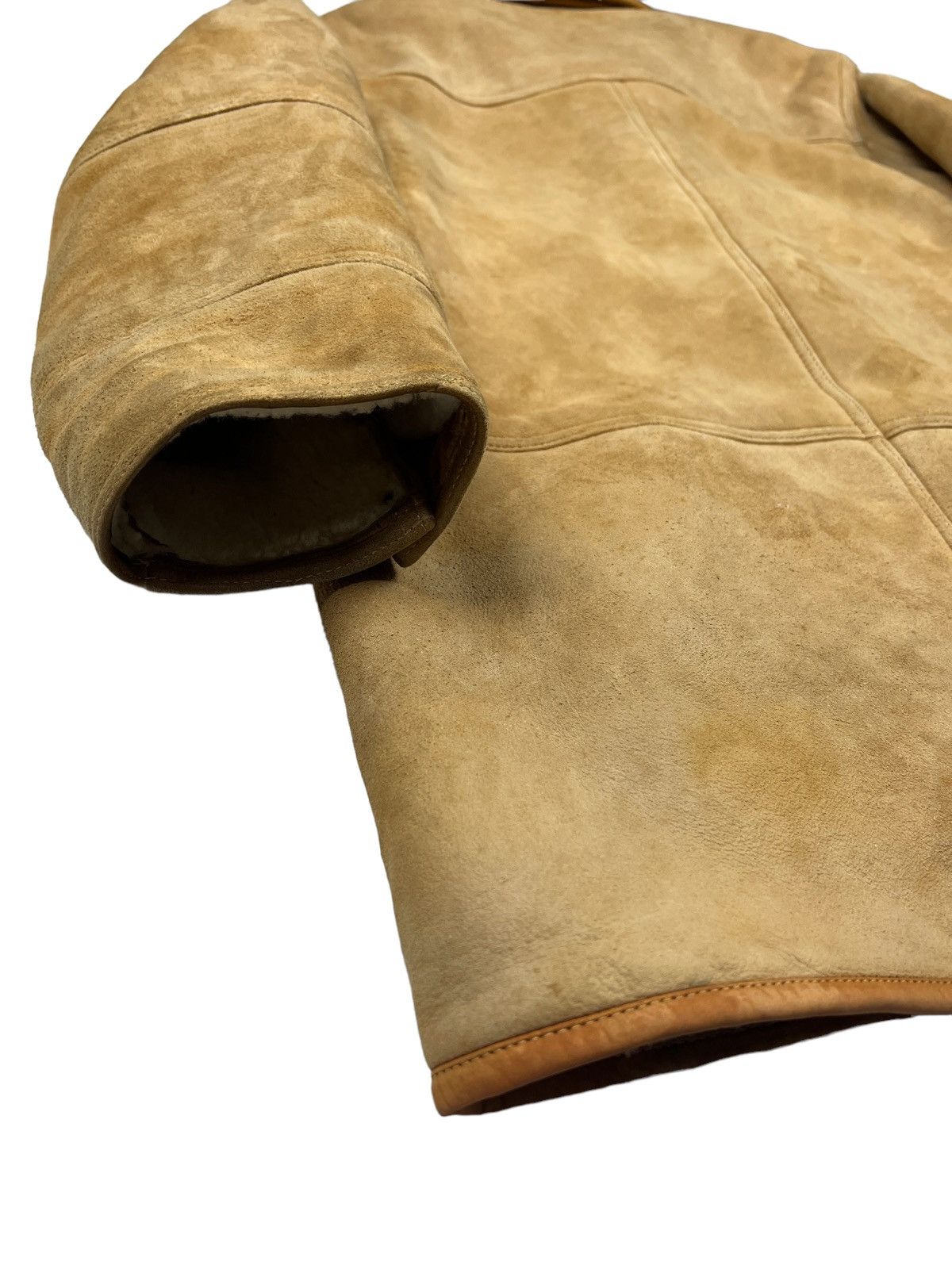 L.L. Bean Vintage LL Bean 🇵🇹 Sherpa Lined Leather Jacket Size US L / EU 52-54 / 3 - 7 Thumbnail
