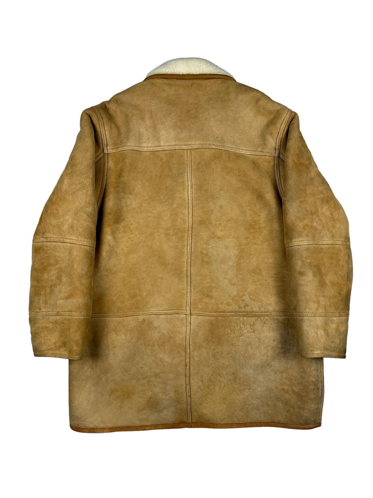 L.L. Bean Vintage LL Bean 🇵🇹 Sherpa Lined Leather Jacket Size US L / EU 52-54 / 3 - 2 Thumbnail