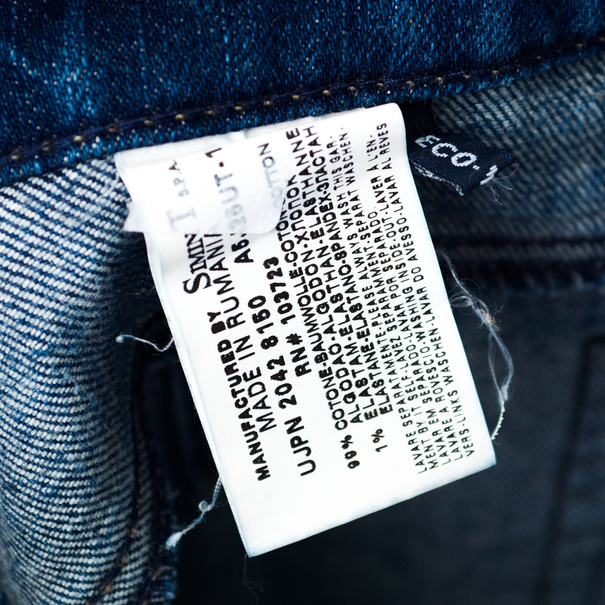 Armani Jeans Indigo 004 Women W28 Bootcut Trousers Pants Slim Denim Size 28" / US 6 / IT 42 - 6 Thumbnail