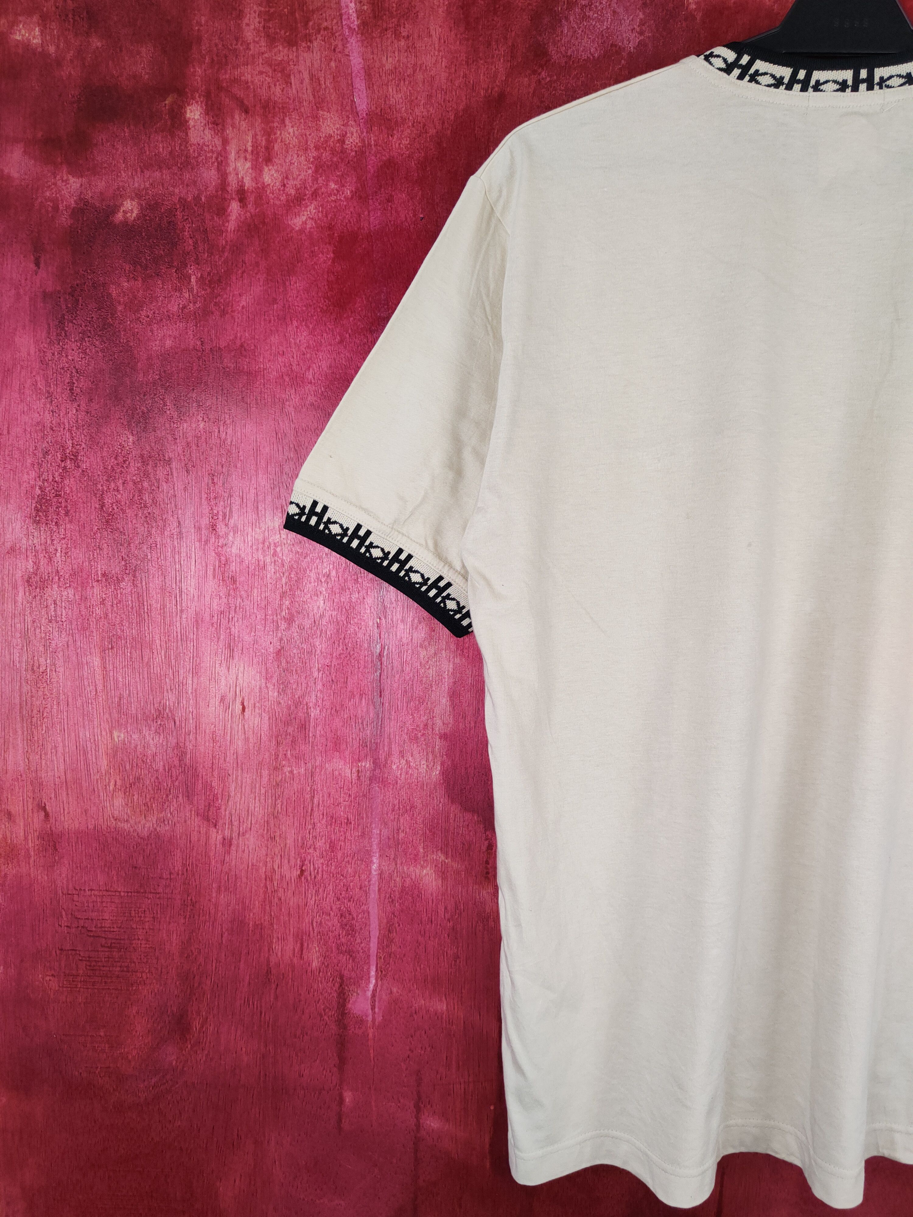 Hiroko Koshino Homme Hiroko Koshino Homme Cream Short Sleeve T-shirt #5913 Size US L / EU 52-54 / 3 - 8 Thumbnail
