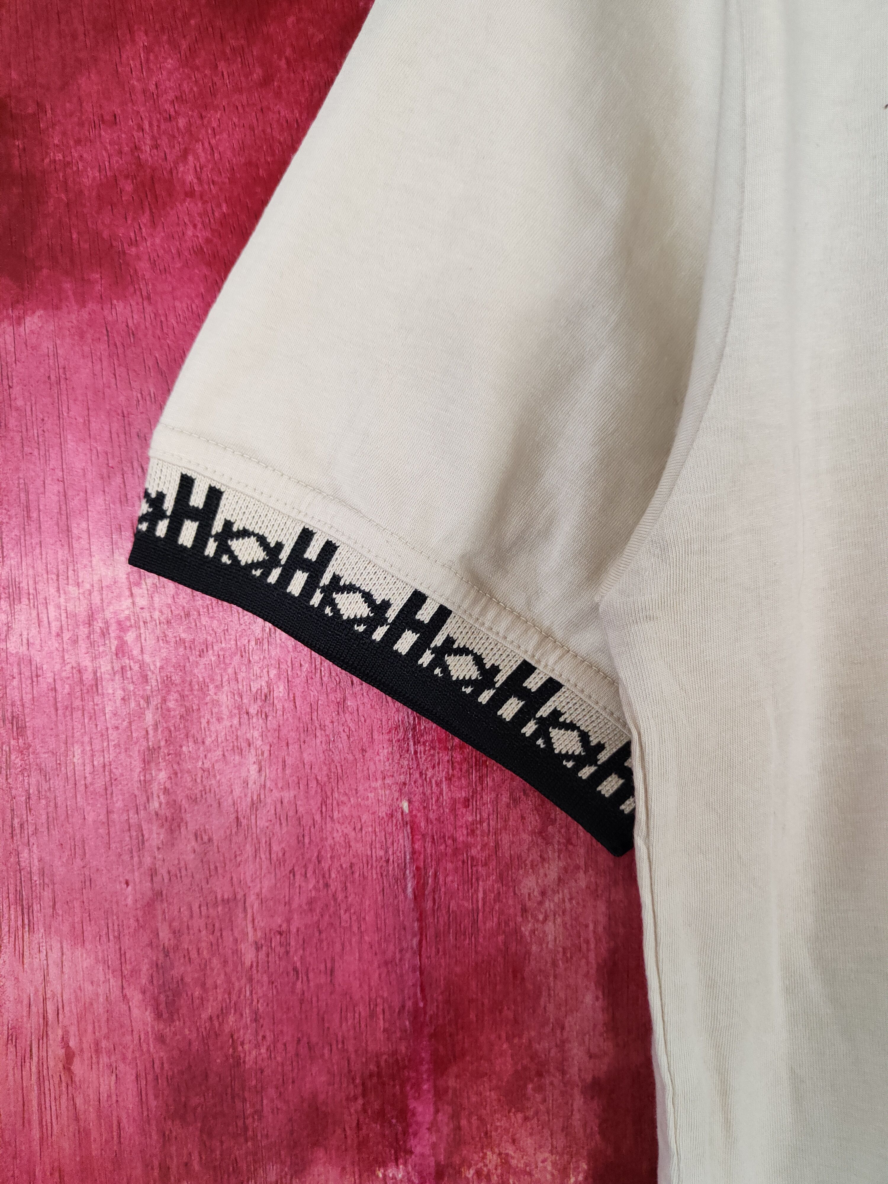 Hiroko Koshino Homme Hiroko Koshino Homme Cream Short Sleeve T-shirt #5913 Size US L / EU 52-54 / 3 - 4 Thumbnail