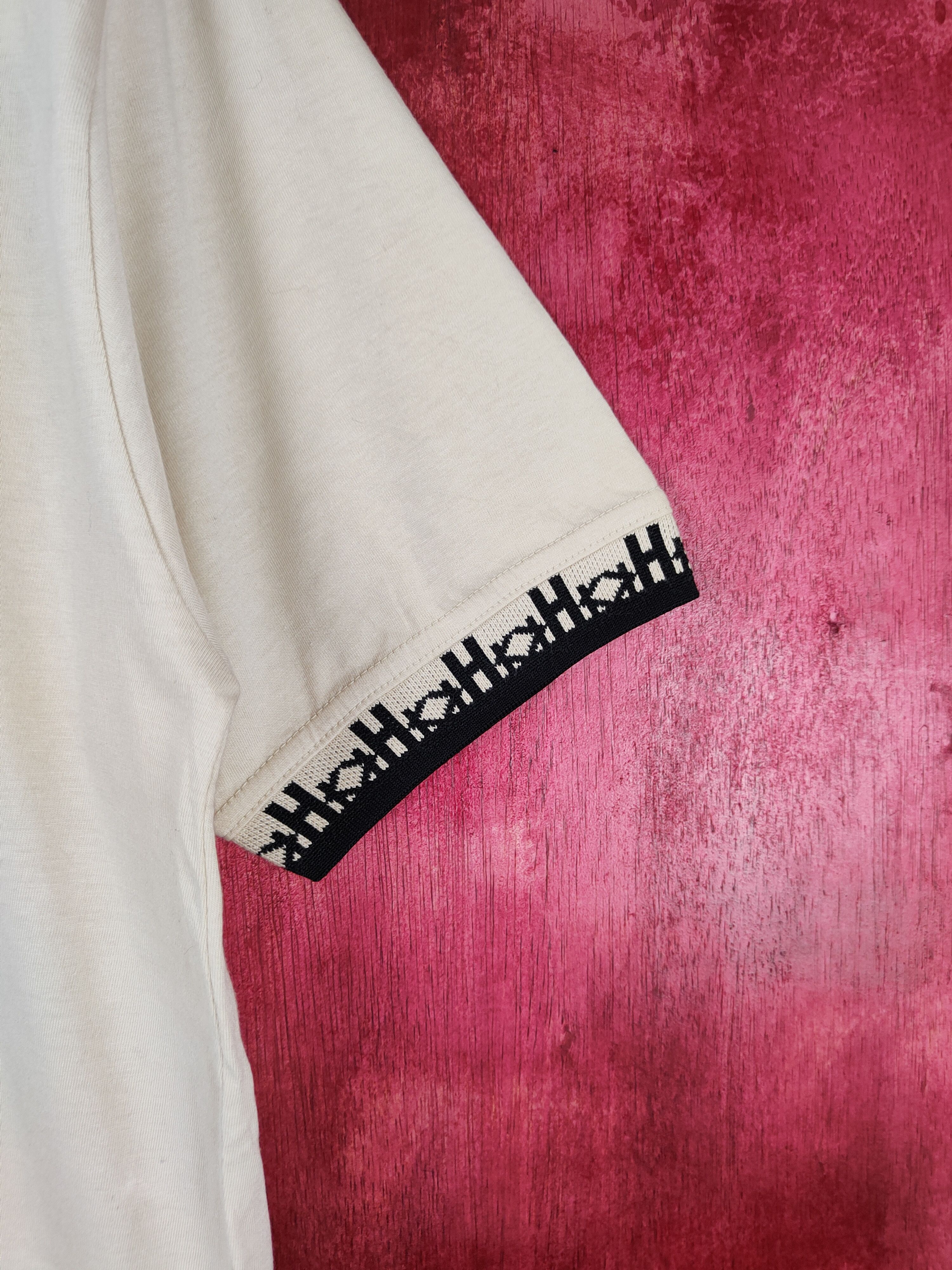 Hiroko Koshino Homme Hiroko Koshino Homme Cream Short Sleeve T-shirt #5913 Size US L / EU 52-54 / 3 - 6 Thumbnail