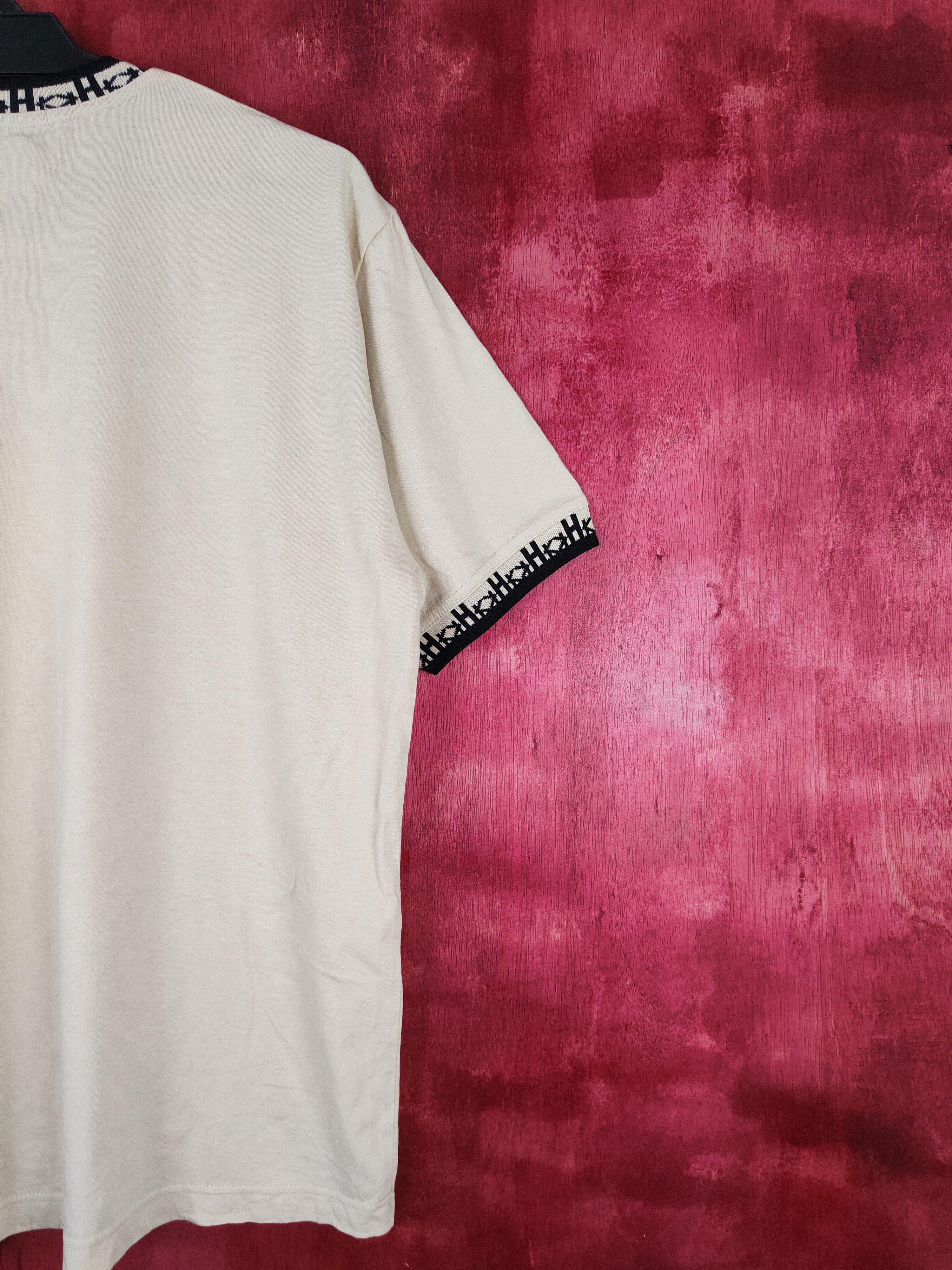 Hiroko Koshino Homme Hiroko Koshino Homme Cream Short Sleeve T-shirt #5913 Size US L / EU 52-54 / 3 - 9 Thumbnail