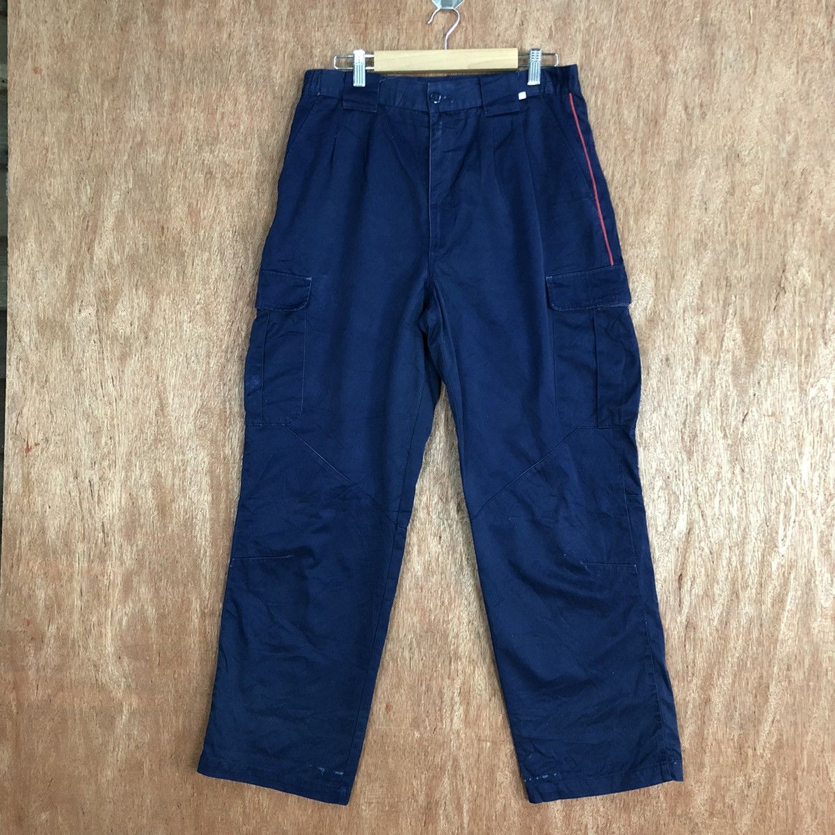 Mizuno Mizuno Dark Blue worker multi pocket tactical Pants #H155 Size US 28 / EU 44 - 1 Thumbnail