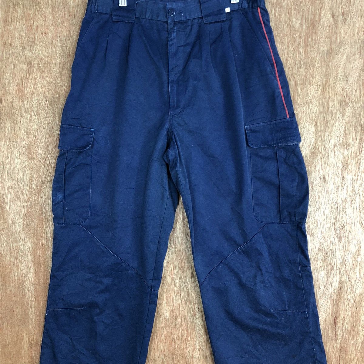 Mizuno Mizuno Dark Blue worker multi pocket tactical Pants #H155 Size US 28 / EU 44 - 4 Thumbnail