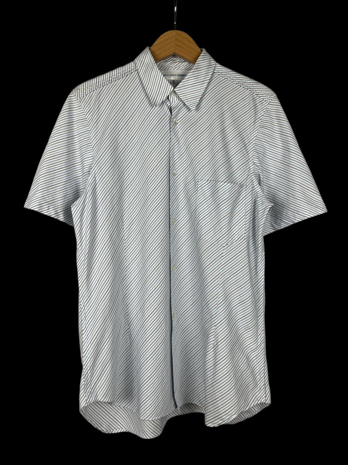 Comme des Garcons Comme des Garçons SHIRT SS08 Stripes Button Up Shirt Size US S / EU 44-46 / 1 - 1 Thumbnail
