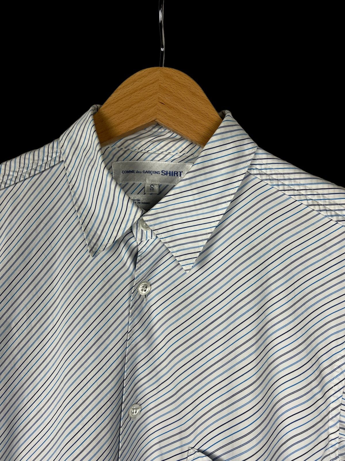 Comme des Garcons Comme des Garçons SHIRT SS08 Stripes Button Up Shirt Size US S / EU 44-46 / 1 - 5 Thumbnail