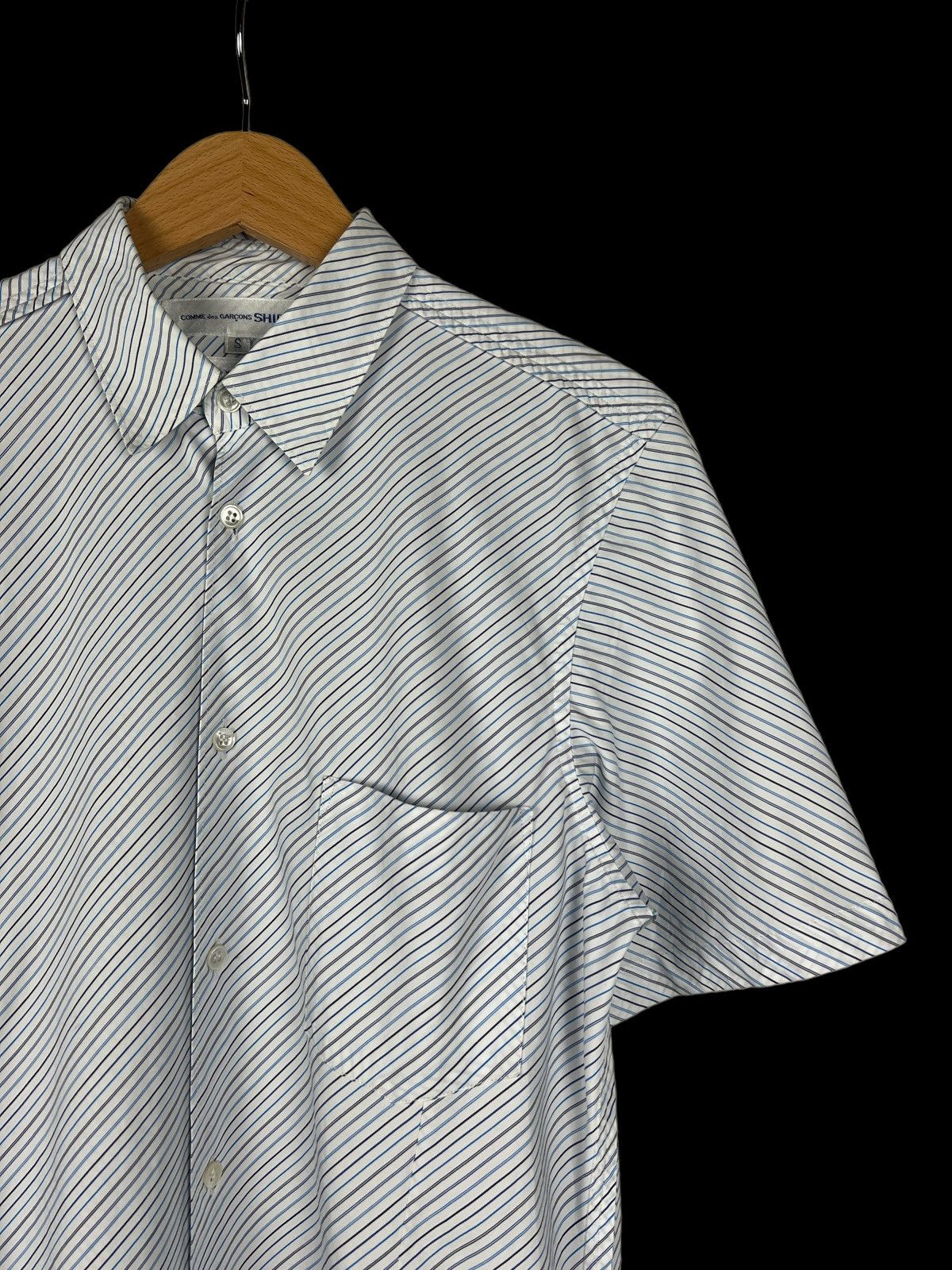 Comme des Garcons Comme des Garçons SHIRT SS08 Stripes Button Up Shirt Size US S / EU 44-46 / 1 - 4 Thumbnail