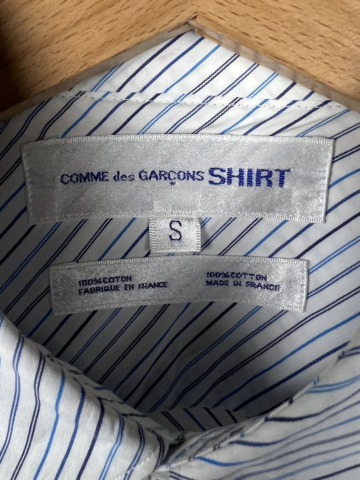 Comme des Garcons Comme des Garçons SHIRT SS08 Stripes Button Up Shirt Size US S / EU 44-46 / 1 - 9 Thumbnail