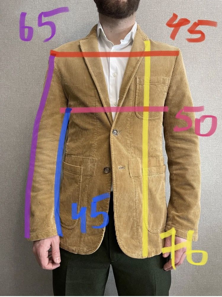 Rugby Ralph Lauren Corduroy blazer Size 36R - 6 Thumbnail