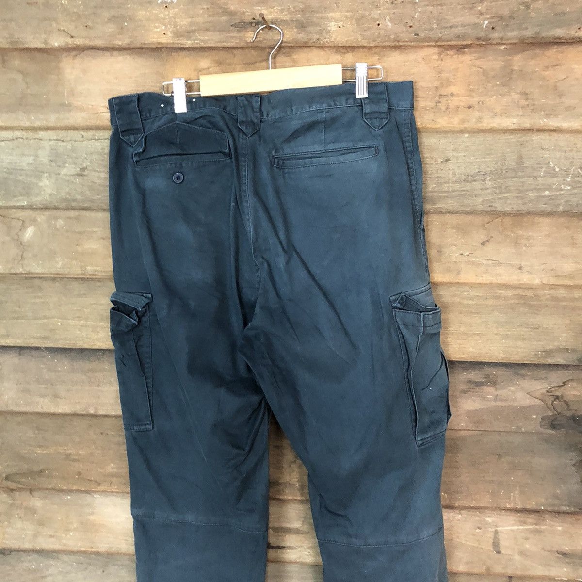 Japanese Brand Japan faded Blue vintage utility Cargo Pants #7050 Size US 36 / EU 52 - 11 Thumbnail