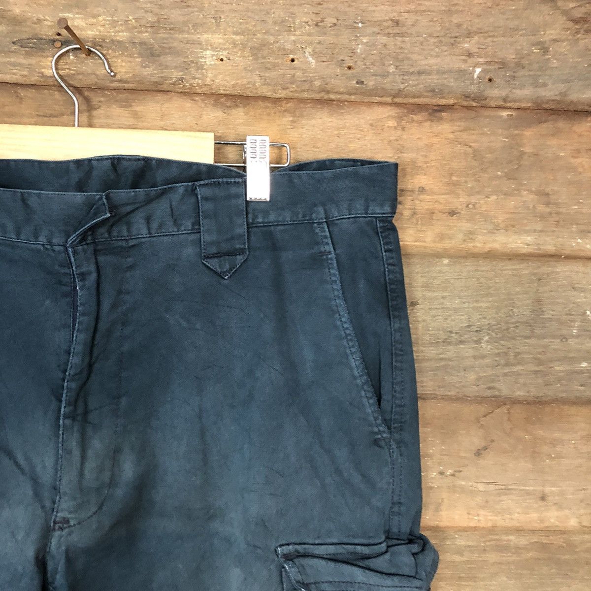 Japanese Brand Japan faded Blue vintage utility Cargo Pants #7050 Size US 36 / EU 52 - 5 Thumbnail