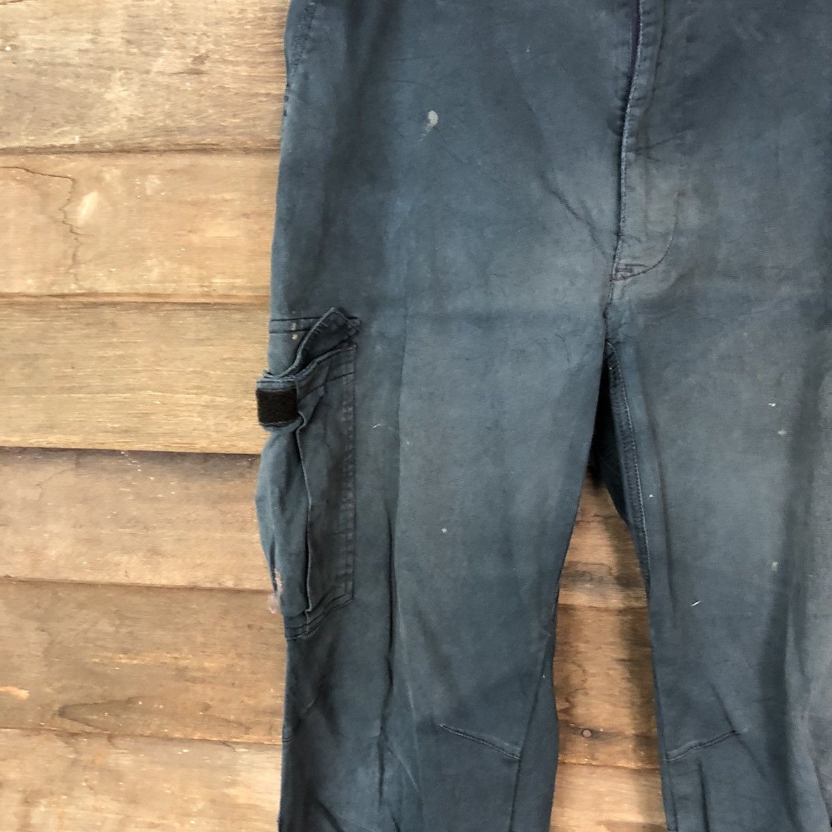 Japanese Brand Japan faded Blue vintage utility Cargo Pants #7050 Size US 36 / EU 52 - 6 Thumbnail