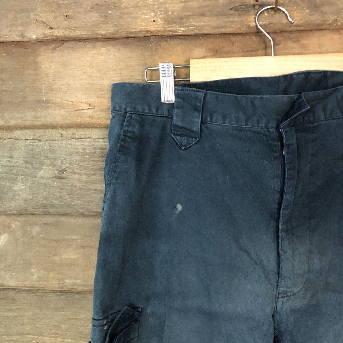 Japanese Brand Japan faded Blue vintage utility Cargo Pants #7050 Size US 36 / EU 52 - 4 Thumbnail