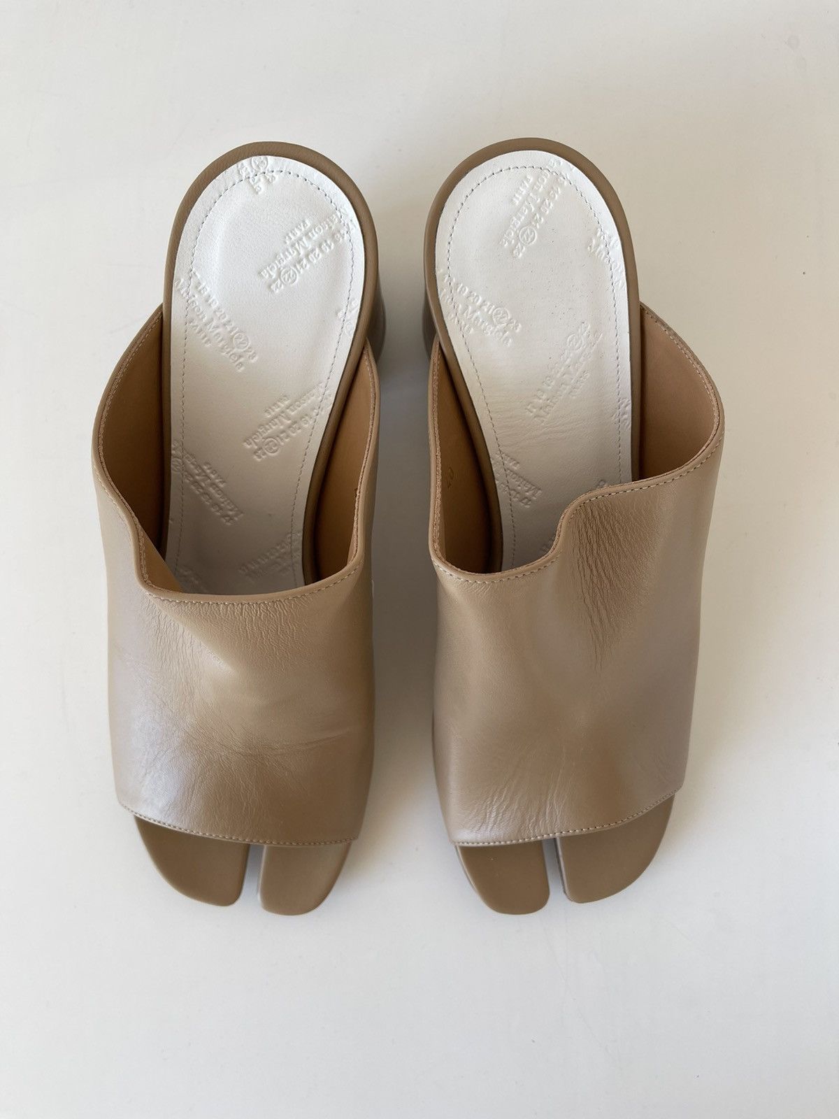 Maison Margiela Maison Margiela Tabi Leather Sandals Size US 10 / IT 40 - 2 Thumbnail