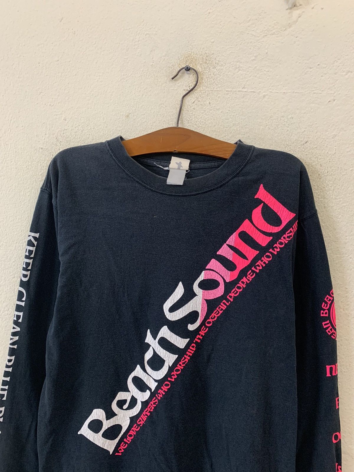 Japanese Brand Beach Sound Poem Long Sleeve Tshirt Size US M / EU 48-50 / 2 - 4 Thumbnail