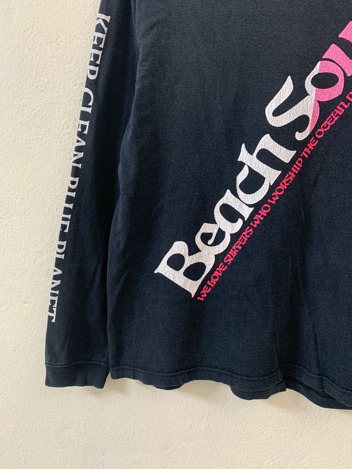 Japanese Brand Beach Sound Poem Long Sleeve Tshirt Size US M / EU 48-50 / 2 - 3 Thumbnail