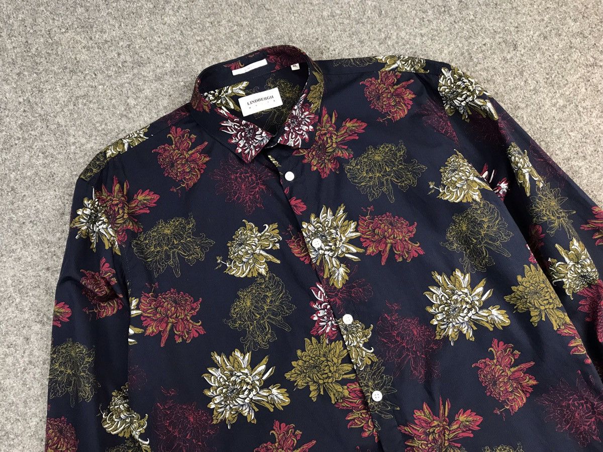 Lindbergh Lindbergh Floral shirt Size US XL / EU 56 / 4 - 3 Thumbnail
