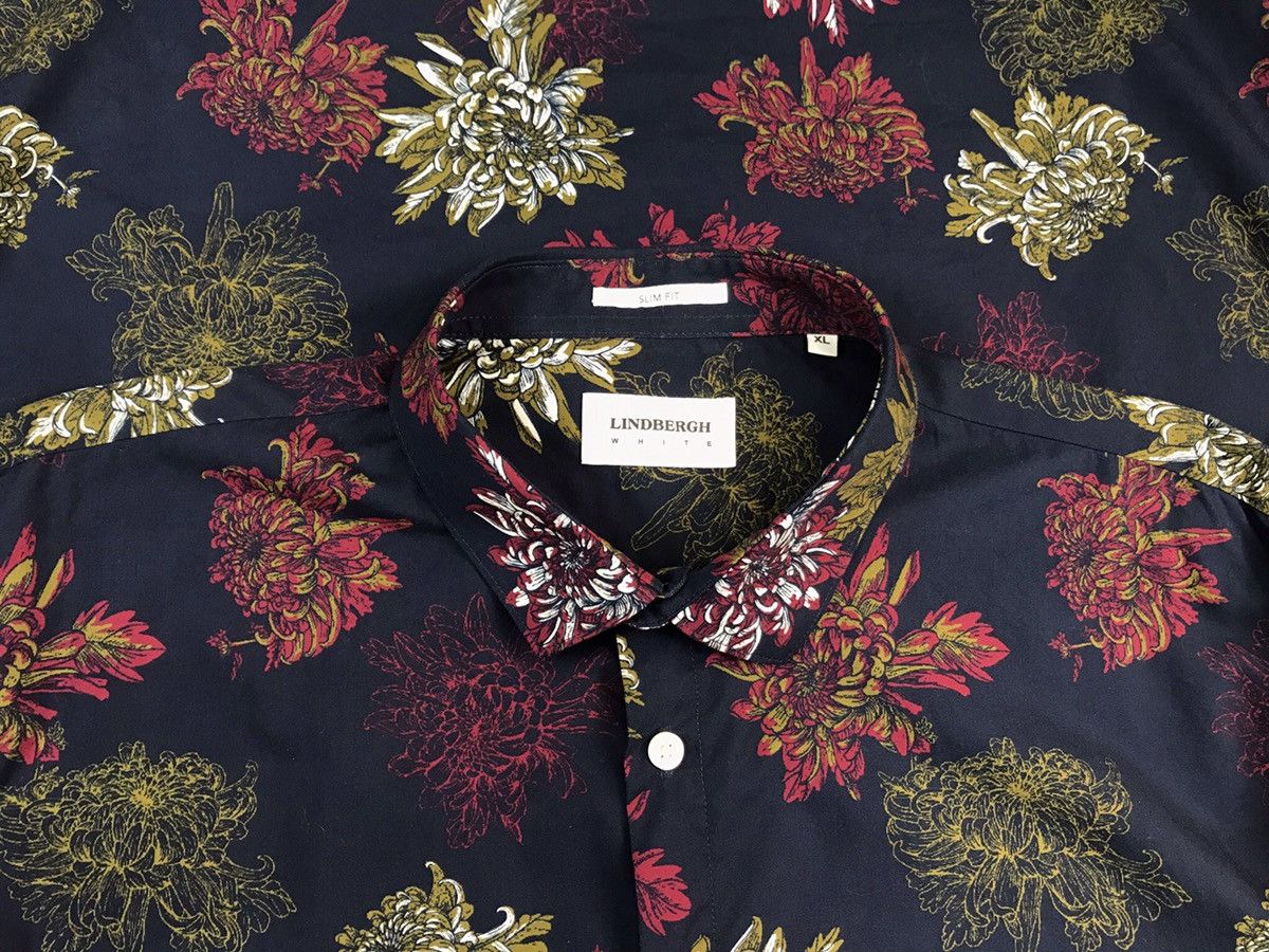 Lindbergh Lindbergh Floral shirt Size US XL / EU 56 / 4 - 12 Thumbnail