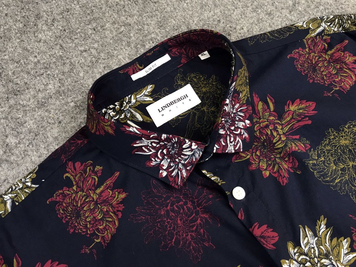 Lindbergh Lindbergh Floral shirt Size US XL / EU 56 / 4 - 7 Thumbnail