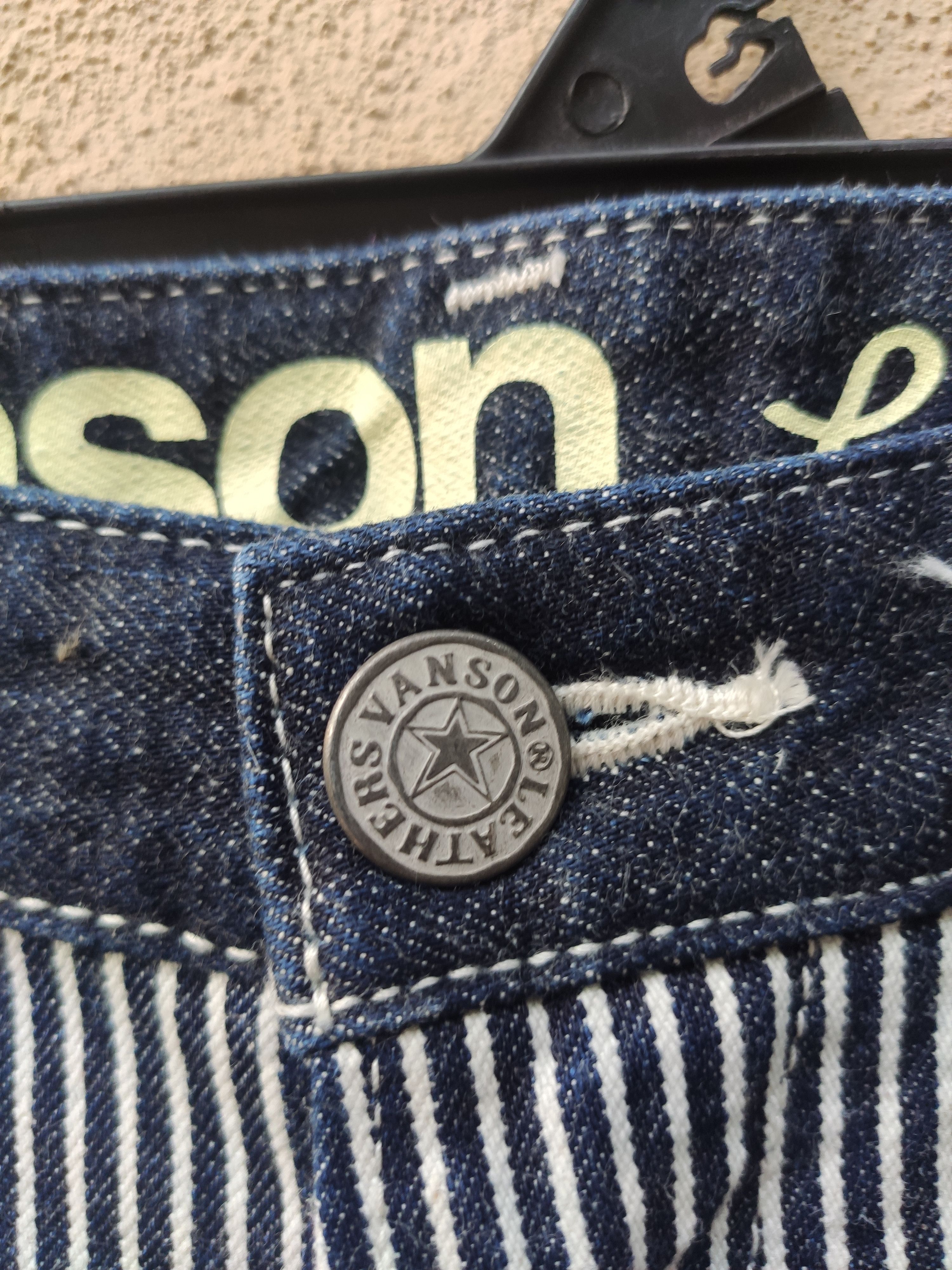 Vanson Leathers Vintage Vanson Leathers Hickory pants wabash workwear Size US 32 / EU 48 - 11 Thumbnail