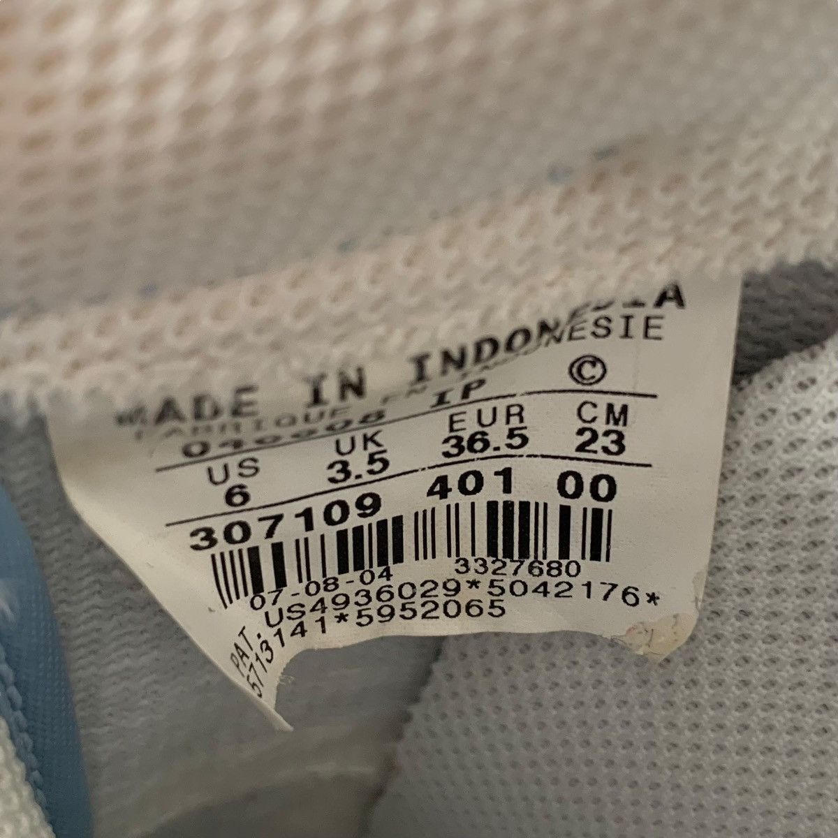 Nike VTG Nike Air Force 1 Blue Cap Metallic Silver 2004 Sneakers Size US 6 / IT 36 - 7 Thumbnail