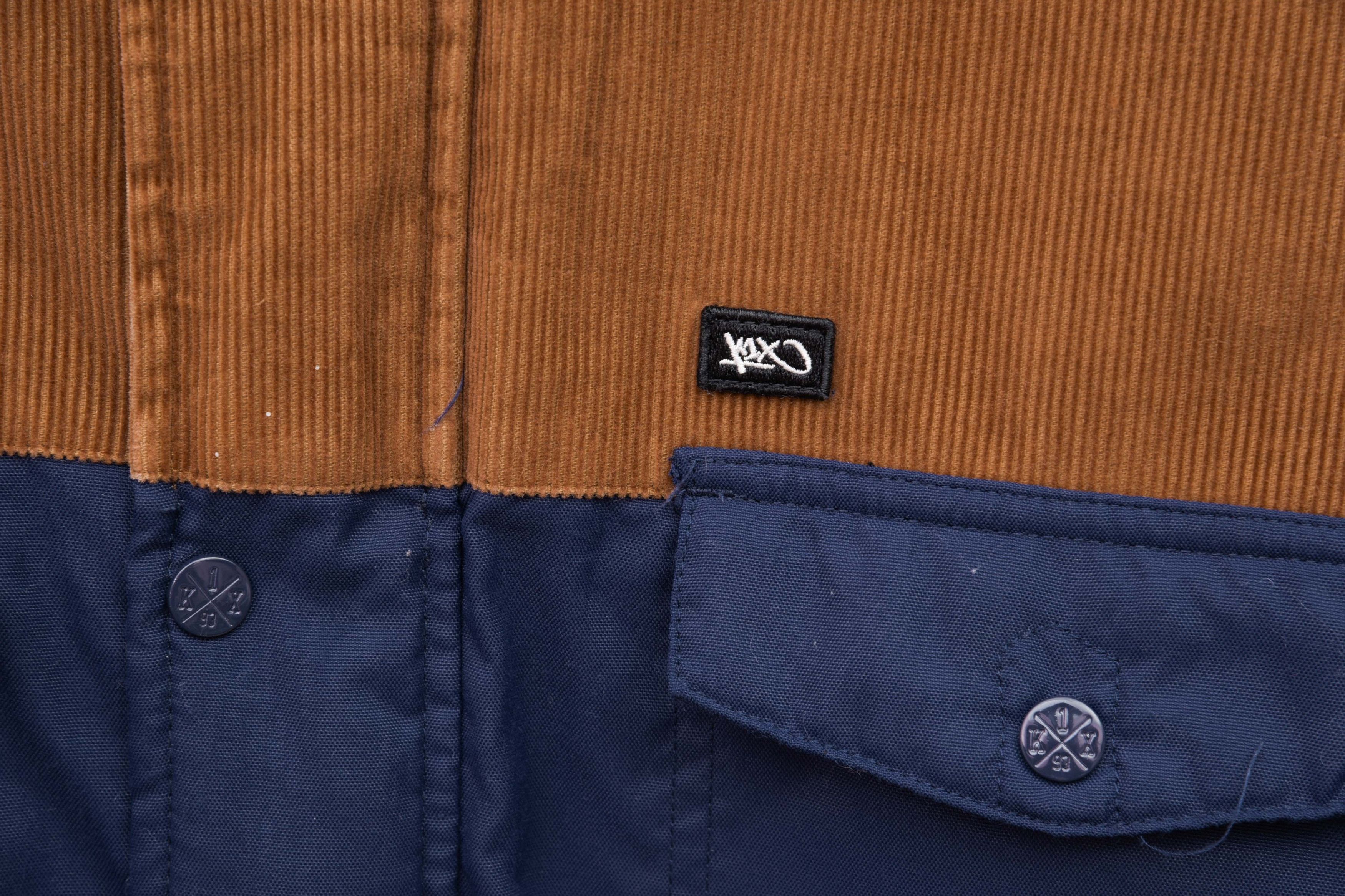 K1X Streetwear Parka L Jacket Coat Cord Nylon Hooded Corduroy Size US L / EU 52-54 / 3 - 3 Thumbnail