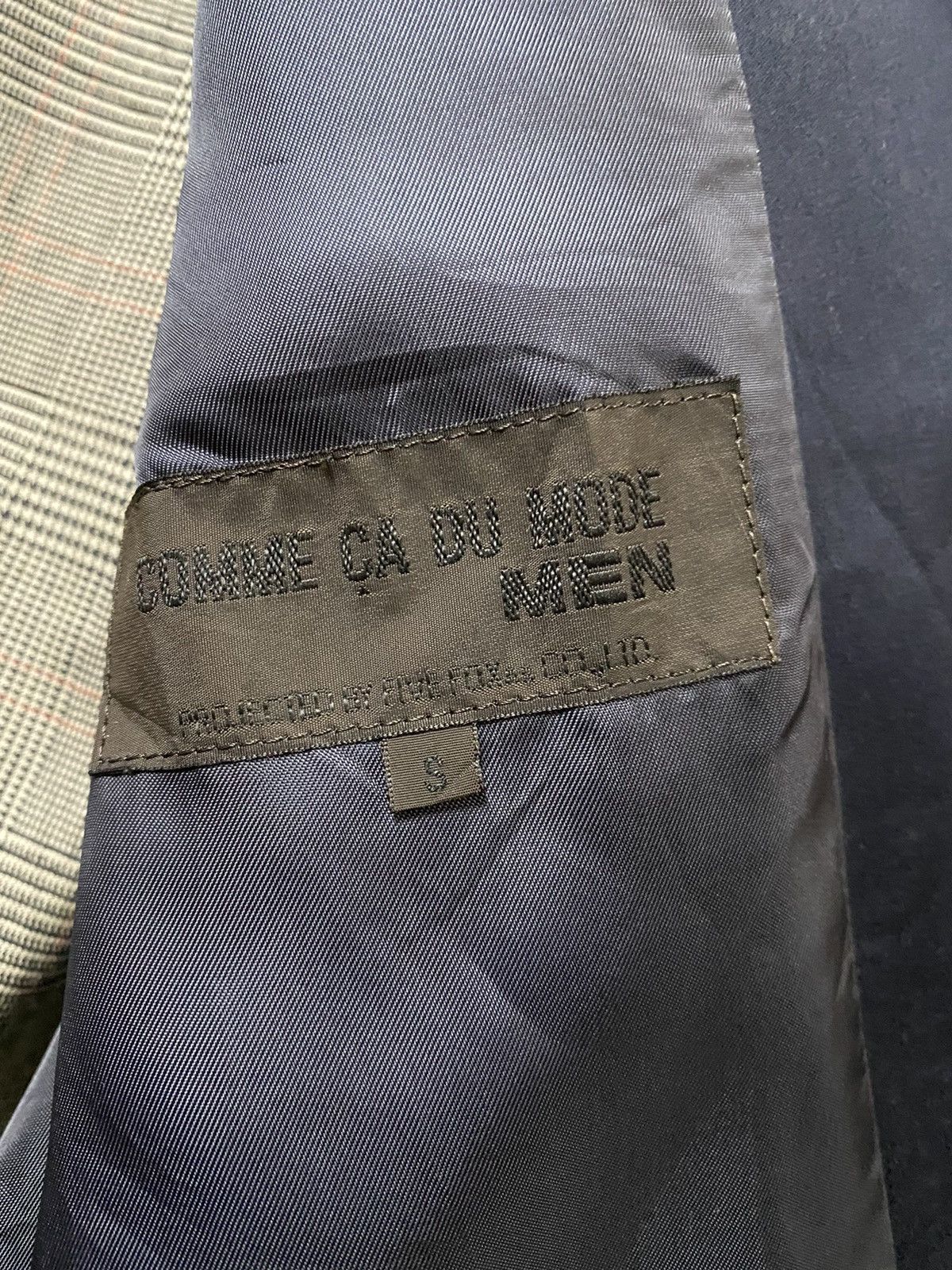Comme Ca Ism × Comme des Garcons × Vintage Vtg🔥Comme Ca Du Mode Men Chain Blazer Syle Jacket Size S Size 34S - 15 Thumbnail