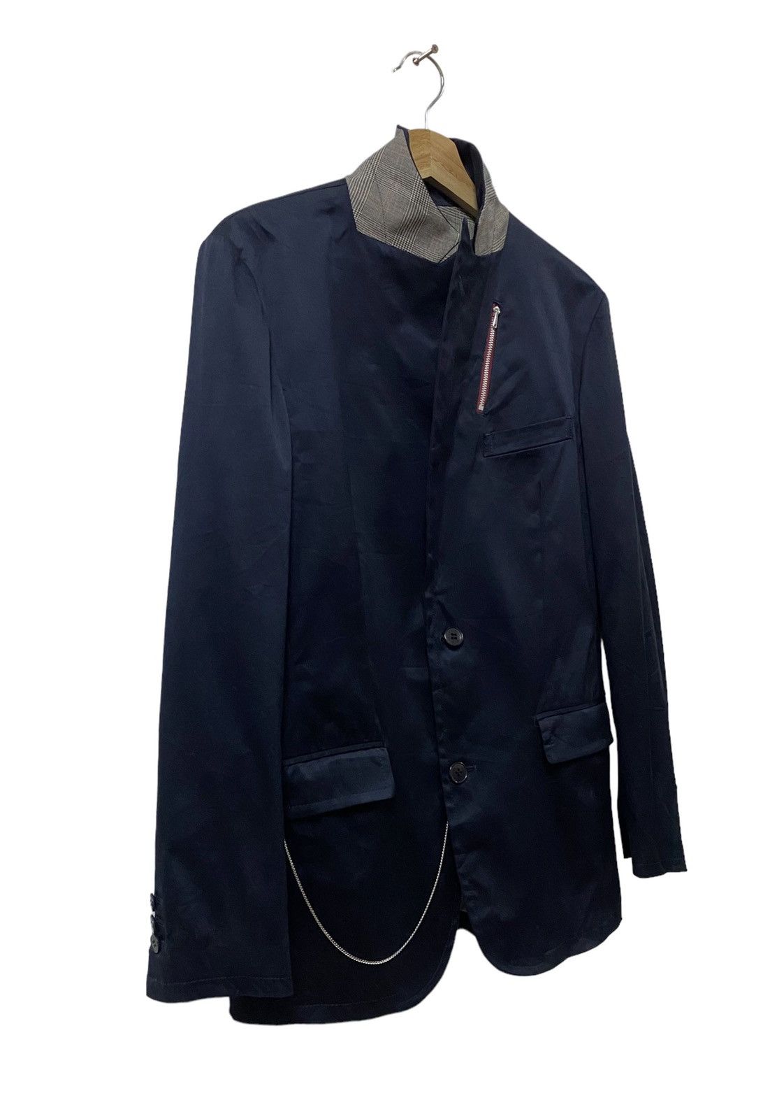 Comme Ca Ism × Comme des Garcons × Vintage Vtg🔥Comme Ca Du Mode Men Chain Blazer Syle Jacket Size S Size 34S - 8 Thumbnail