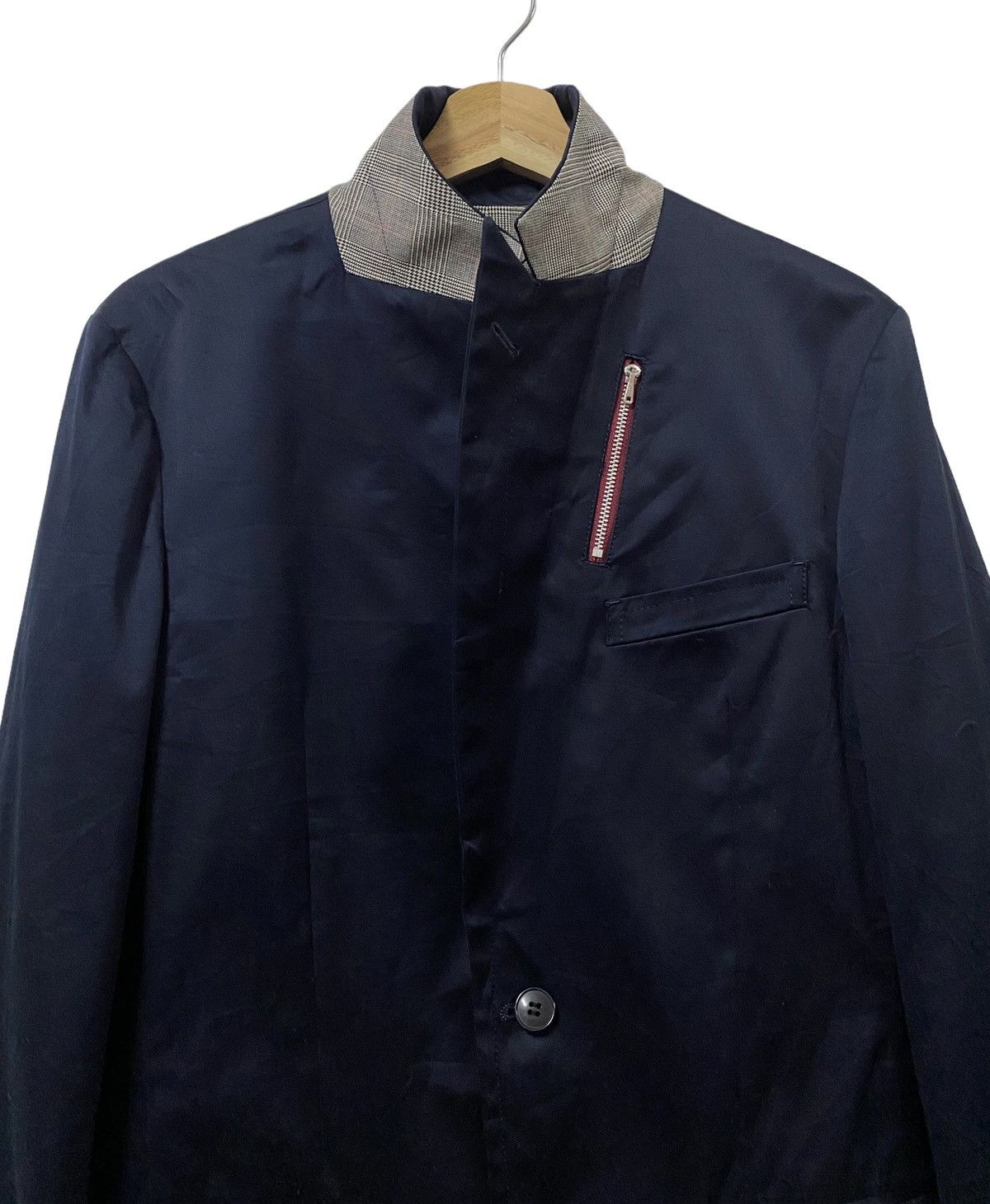 Comme Ca Ism × Comme des Garcons × Vintage Vtg🔥Comme Ca Du Mode Men Chain Blazer Syle Jacket Size S Size 34S - 6 Thumbnail