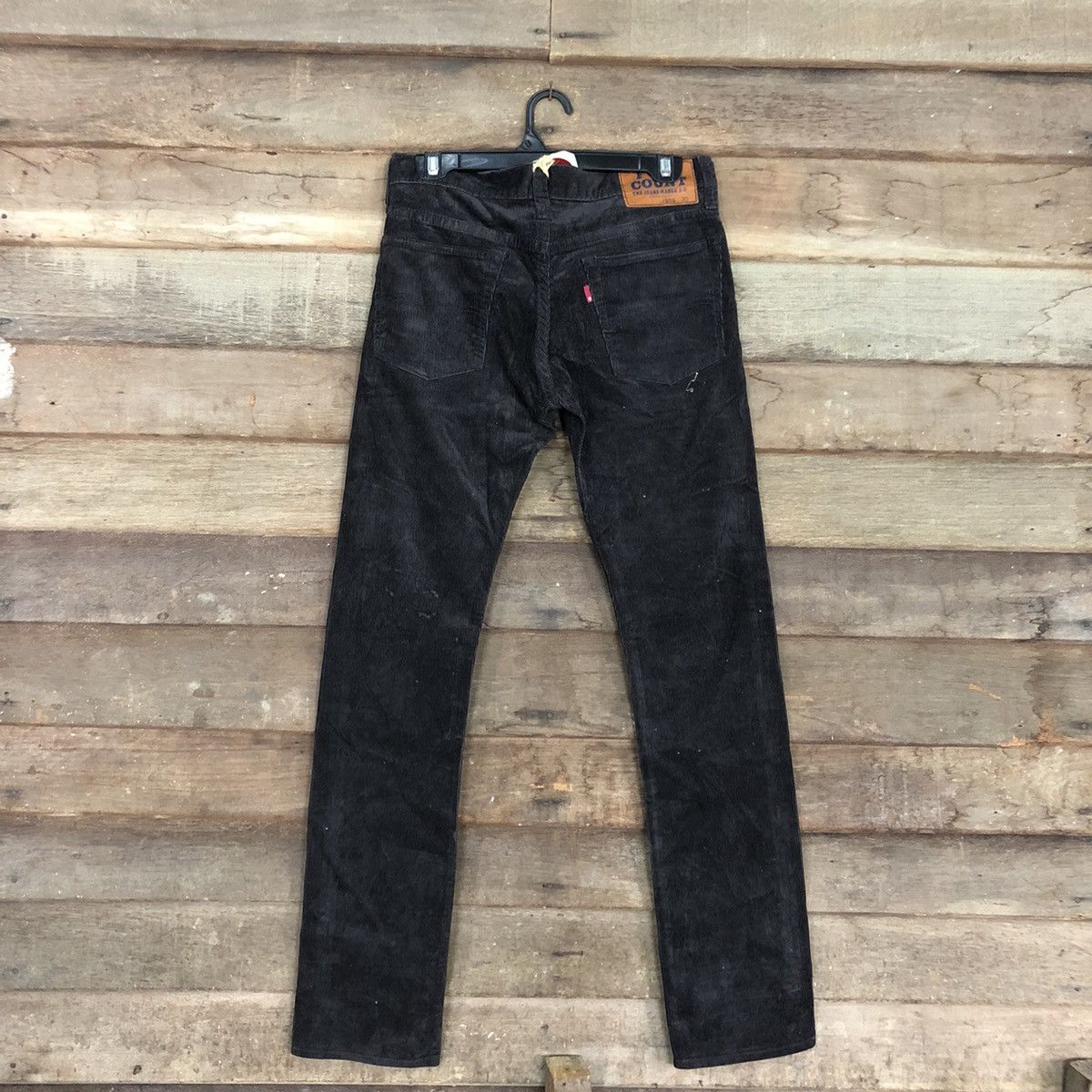 Full Count & Co. DL Full Count Brown Corduroy Denim Pants #4974 Size US 30 / EU 46 - 7 Thumbnail