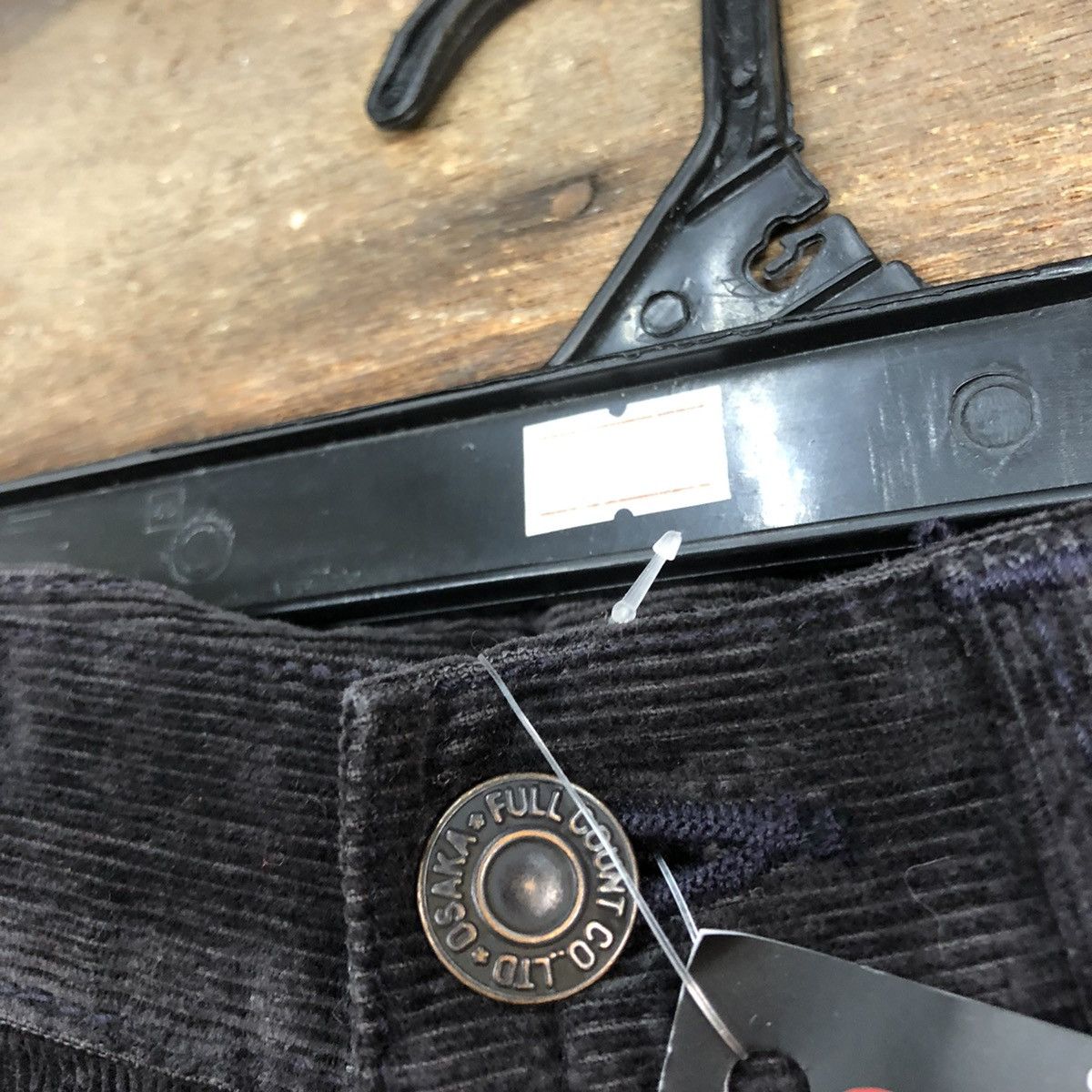 Full Count & Co. DL Full Count Brown Corduroy Denim Pants #4974 Size US 30 / EU 46 - 5 Thumbnail