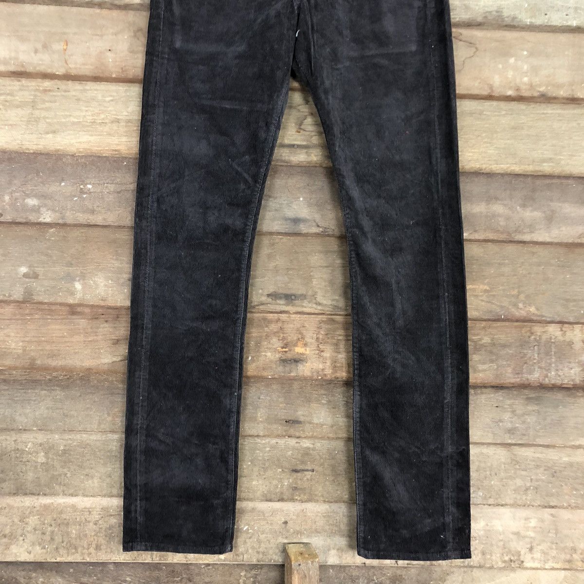 Full Count & Co. DL Full Count Brown Corduroy Denim Pants #4974 Size US 30 / EU 46 - 3 Thumbnail