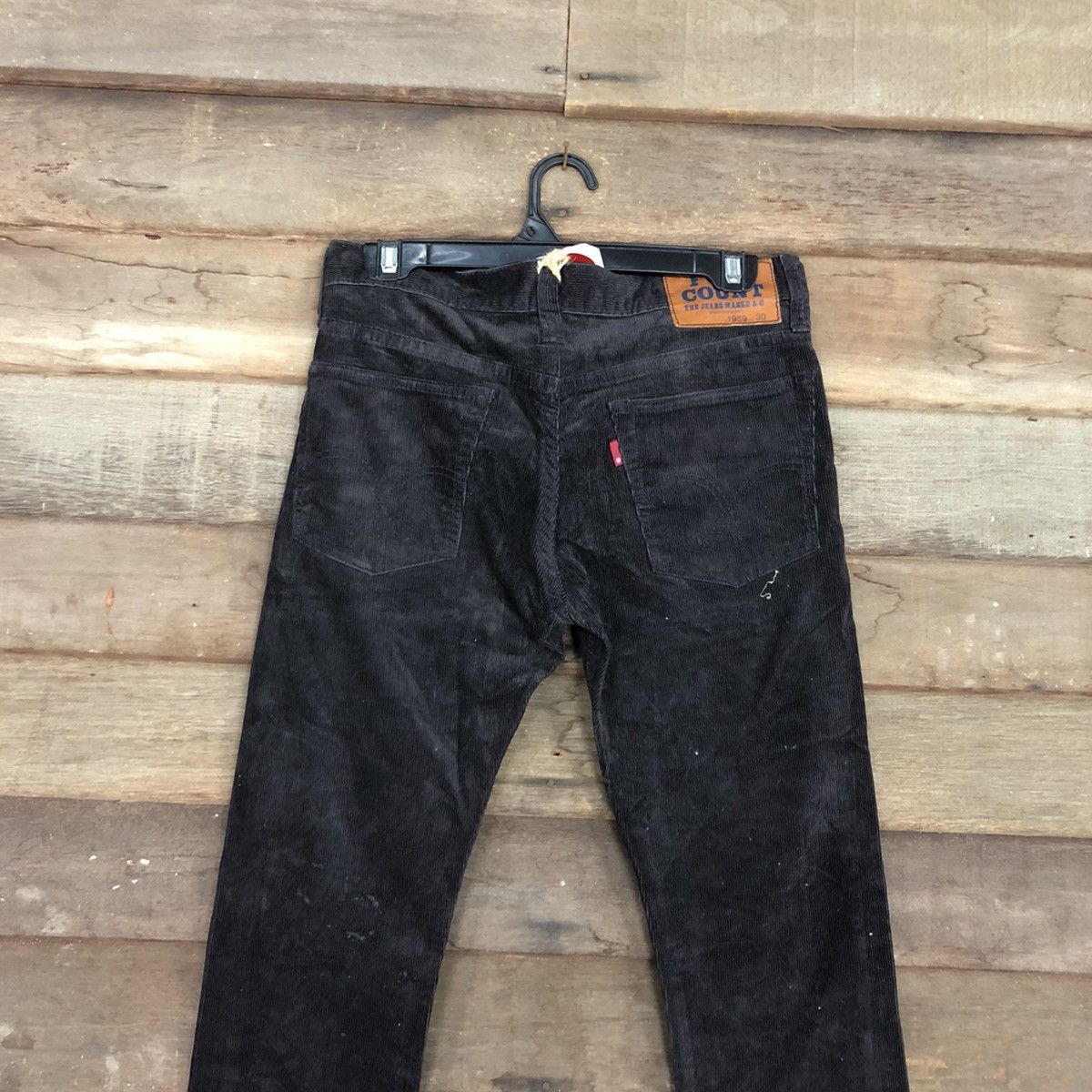 Full Count & Co. DL Full Count Brown Corduroy Denim Pants #4974 Size US 30 / EU 46 - 8 Thumbnail