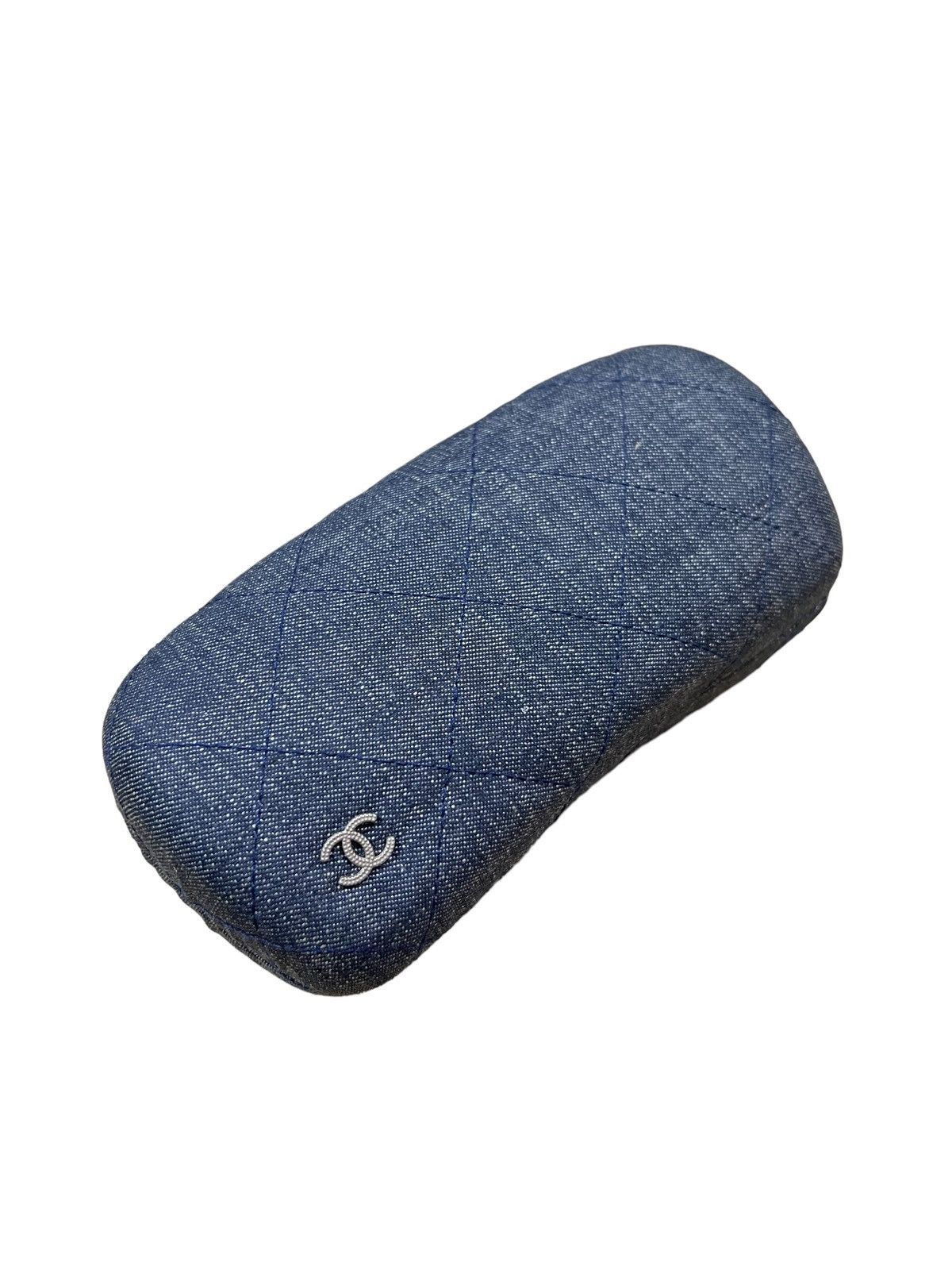Chanel GRAIL🔥OG Chanel 🇮🇹 Indigo Denim Cult Glasses Case Size ONE SIZE - 2 Thumbnail