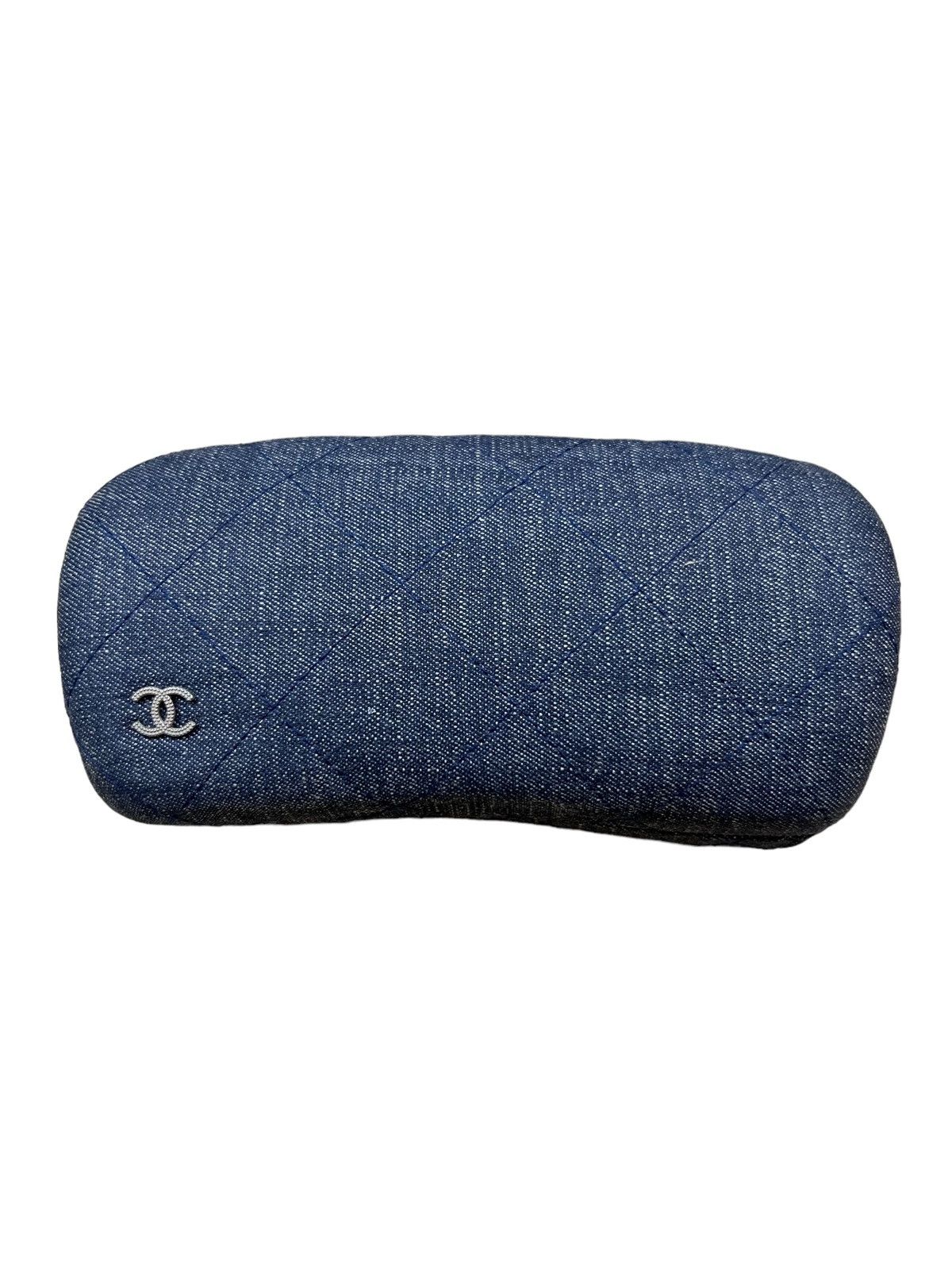 Chanel GRAIL🔥OG Chanel 🇮🇹 Indigo Denim Cult Glasses Case Size ONE SIZE - 1 Thumbnail