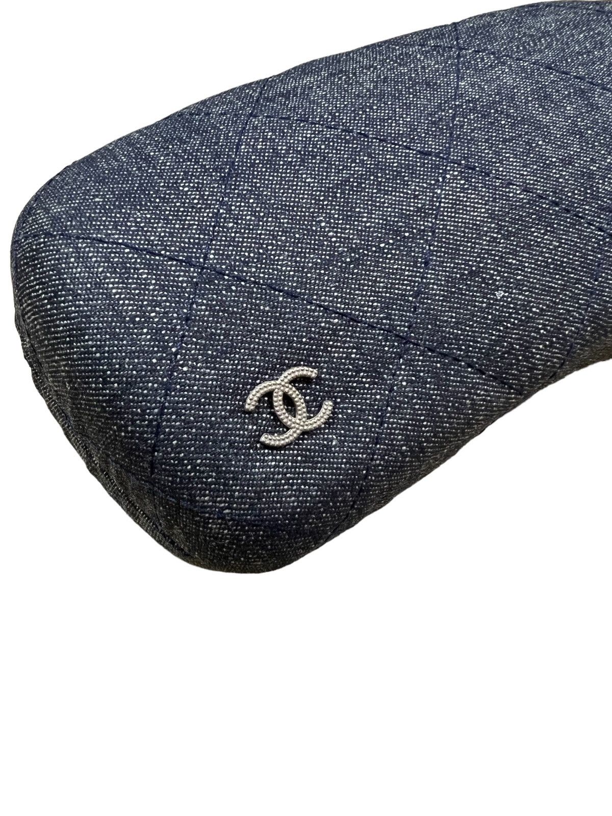 Chanel GRAIL🔥OG Chanel 🇮🇹 Indigo Denim Cult Glasses Case Size ONE SIZE - 3 Thumbnail