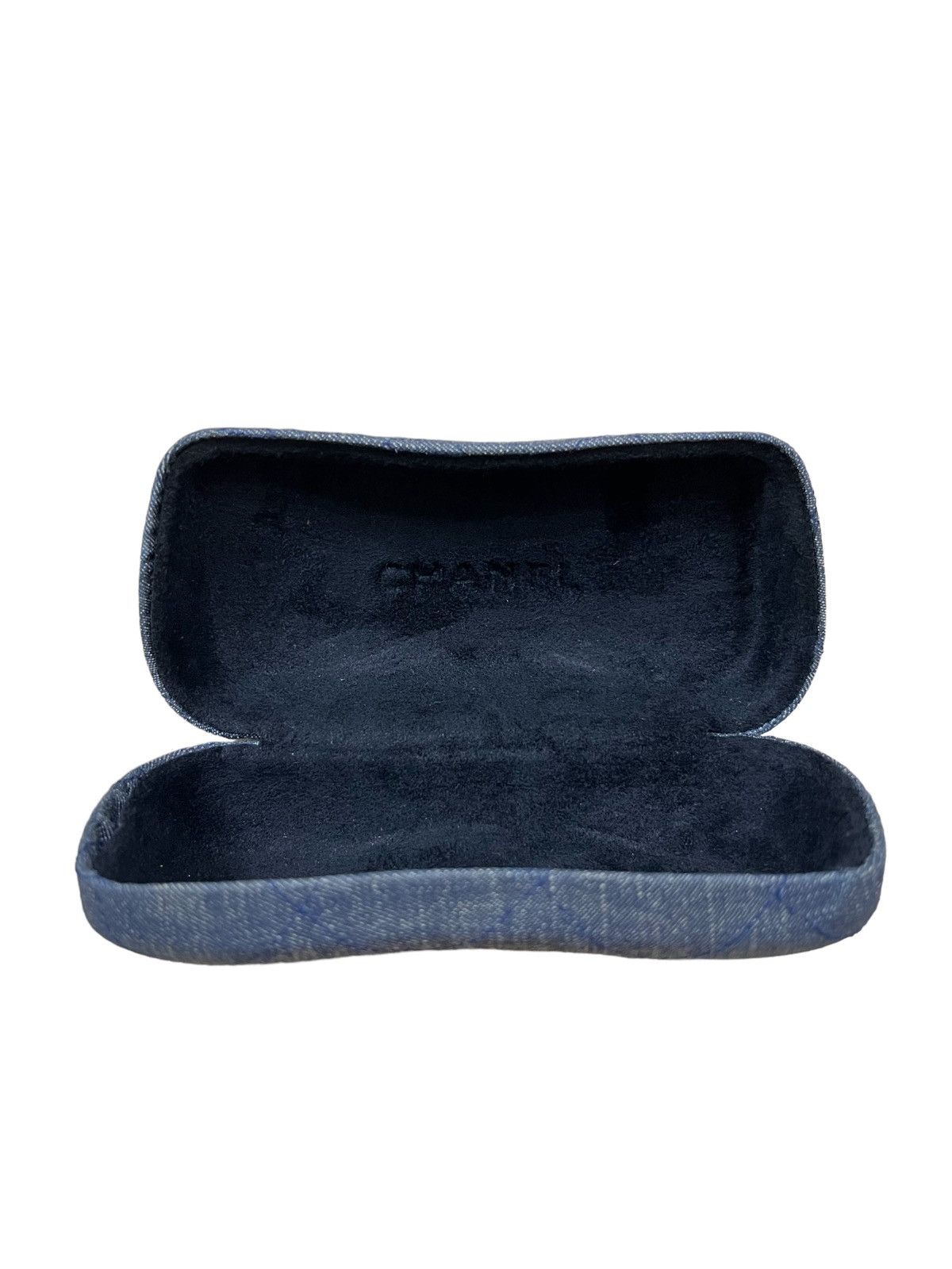 Chanel GRAIL🔥OG Chanel 🇮🇹 Indigo Denim Cult Glasses Case Size ONE SIZE - 5 Thumbnail