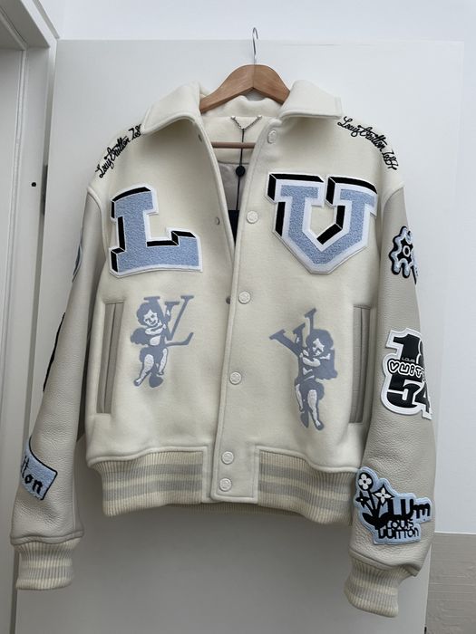 Louis Vuitton Louis Vuitton Varsity Leather Bomber Jacket Bugs Bunny