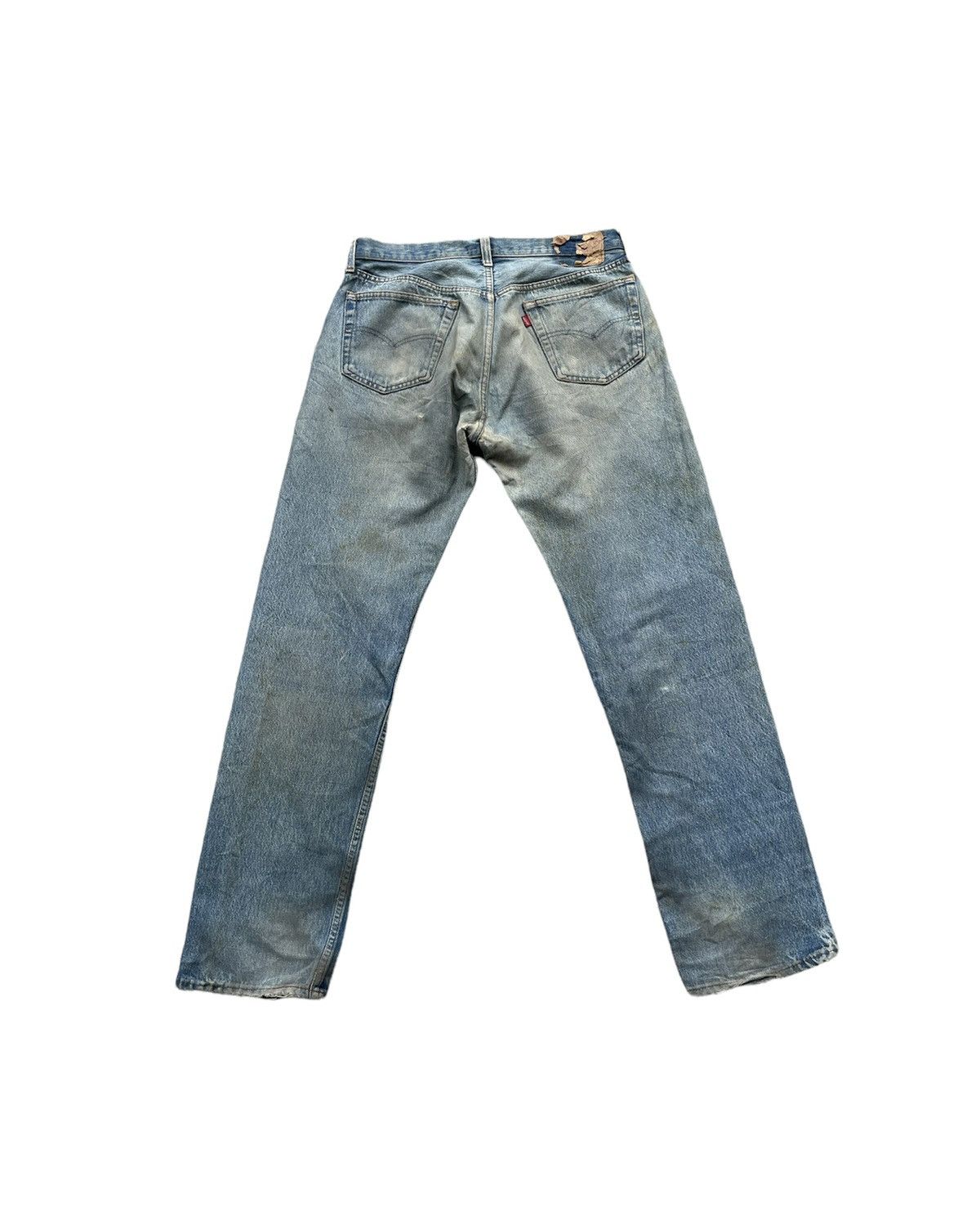 Levi's Levis 501 e 80’s Vintage Aging Faded Distressed Rework Size US 34 / EU 50 - 12 Thumbnail