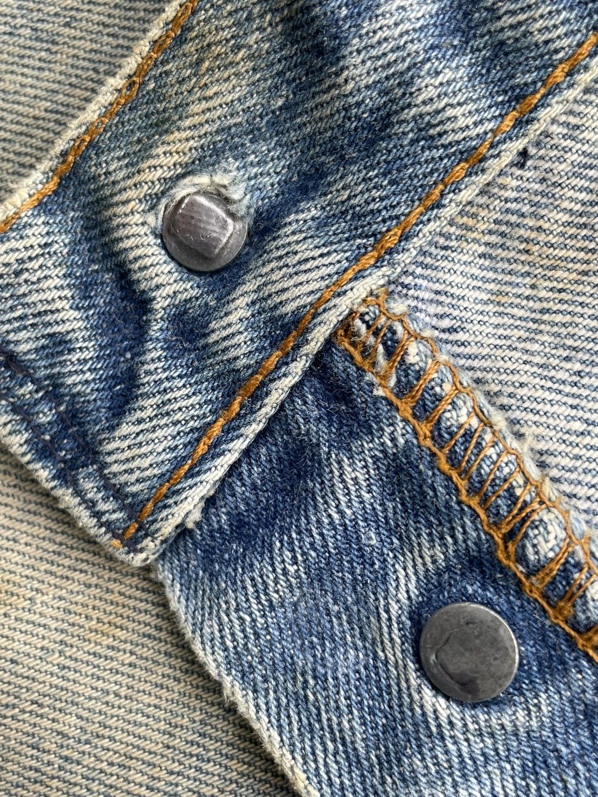 Levi's Levis 501 e 80’s Vintage Aging Faded Distressed Rework Size US 34 / EU 50 - 22 Thumbnail