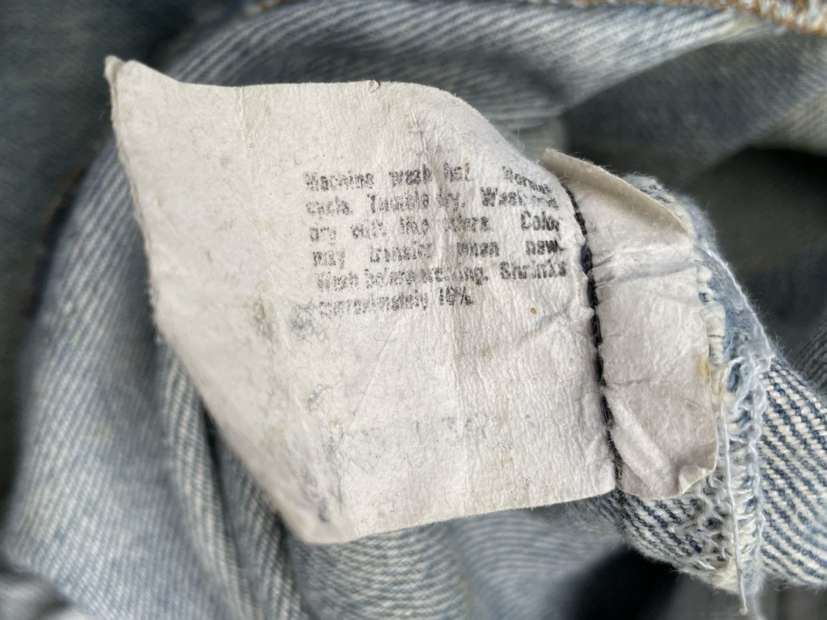 Levi's Levis 501 e 80’s Vintage Aging Faded Distressed Rework Size US 34 / EU 50 - 21 Thumbnail