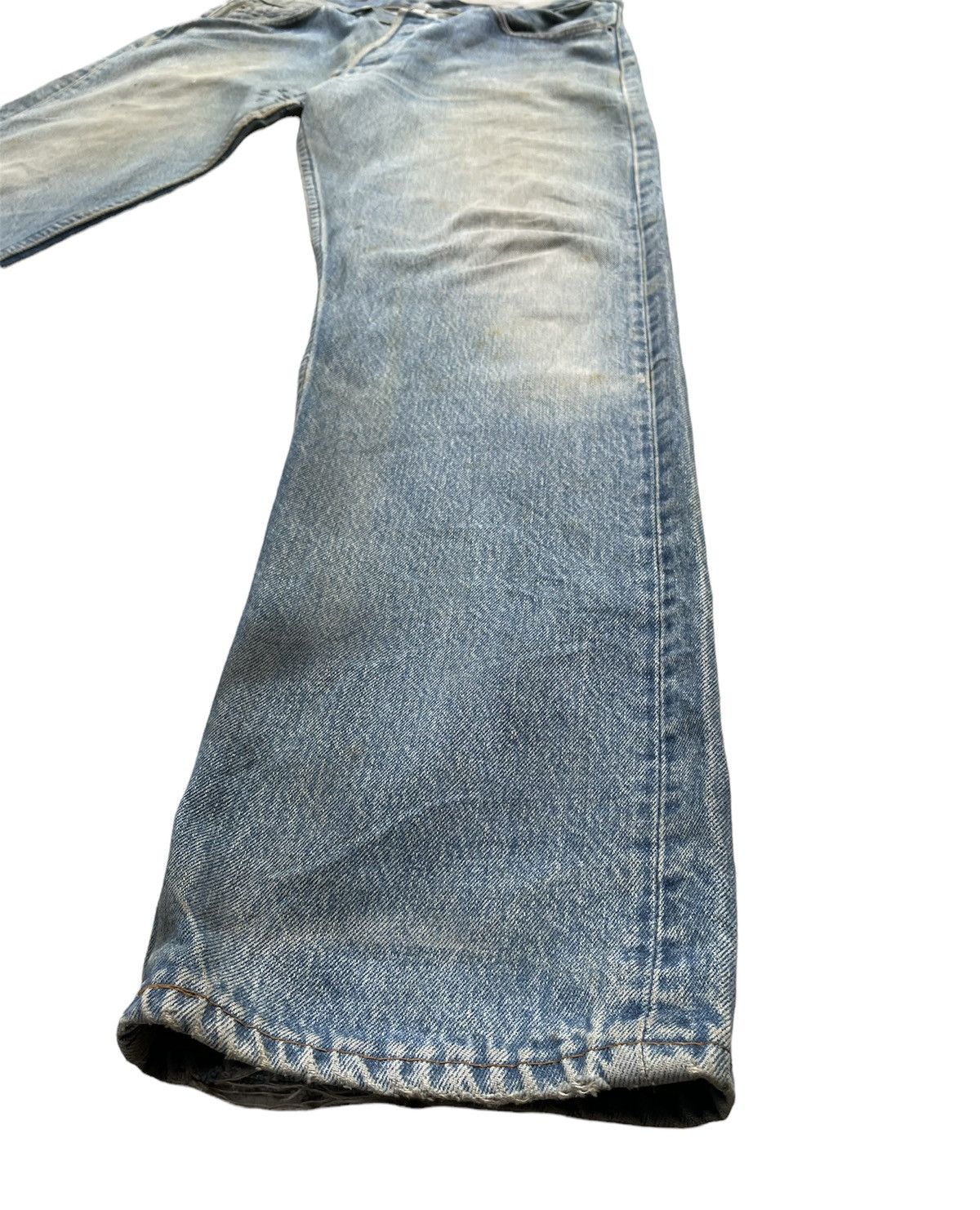 Levi's Levis 501 e 80’s Vintage Aging Faded Distressed Rework Size US 34 / EU 50 - 4 Thumbnail